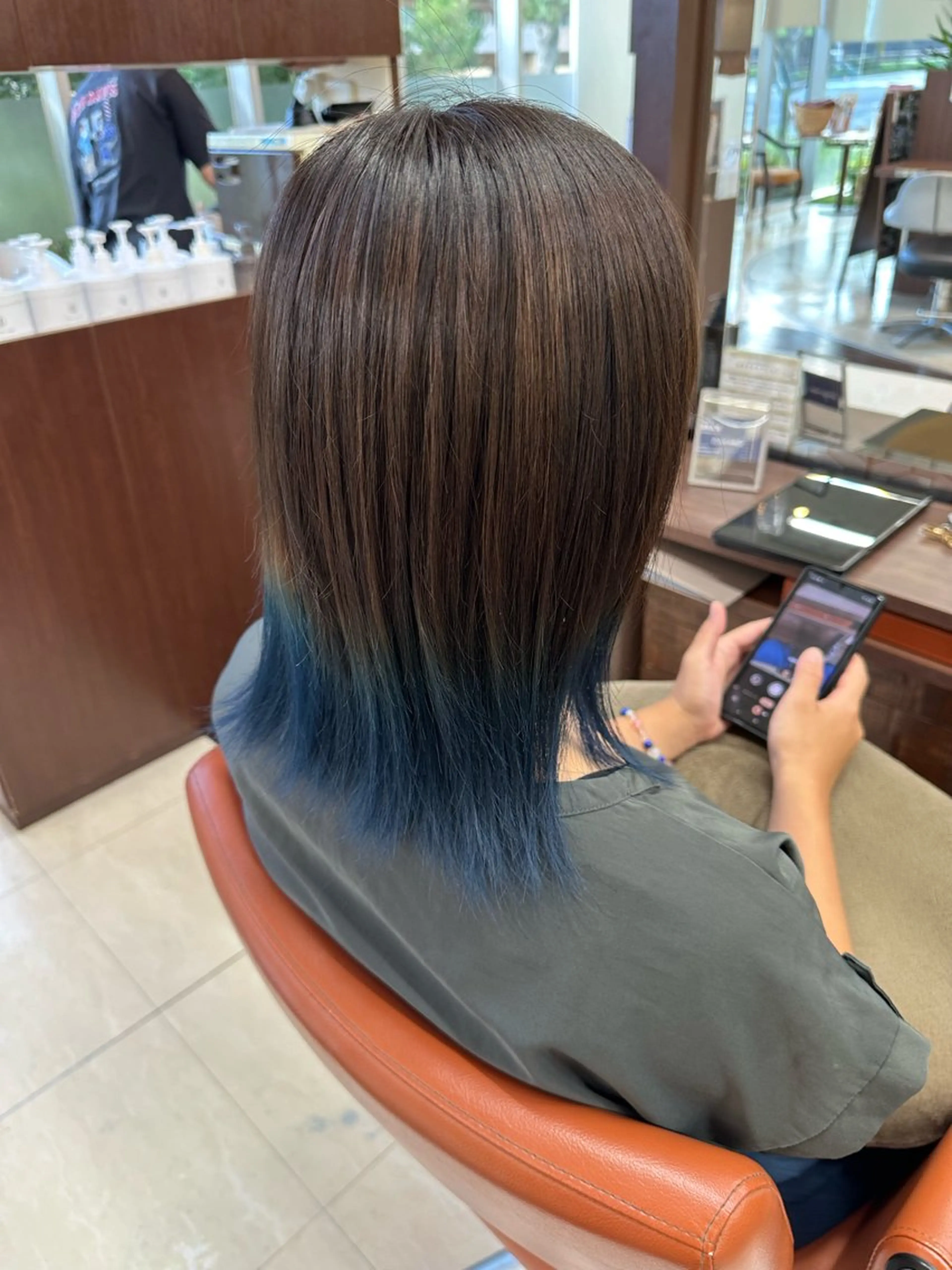 ミディアム カラー ヘアアレンジ ヘアカラー ヘアセット 毎月230人担当/ メンズヘア/清和武虎のヘアスタイル