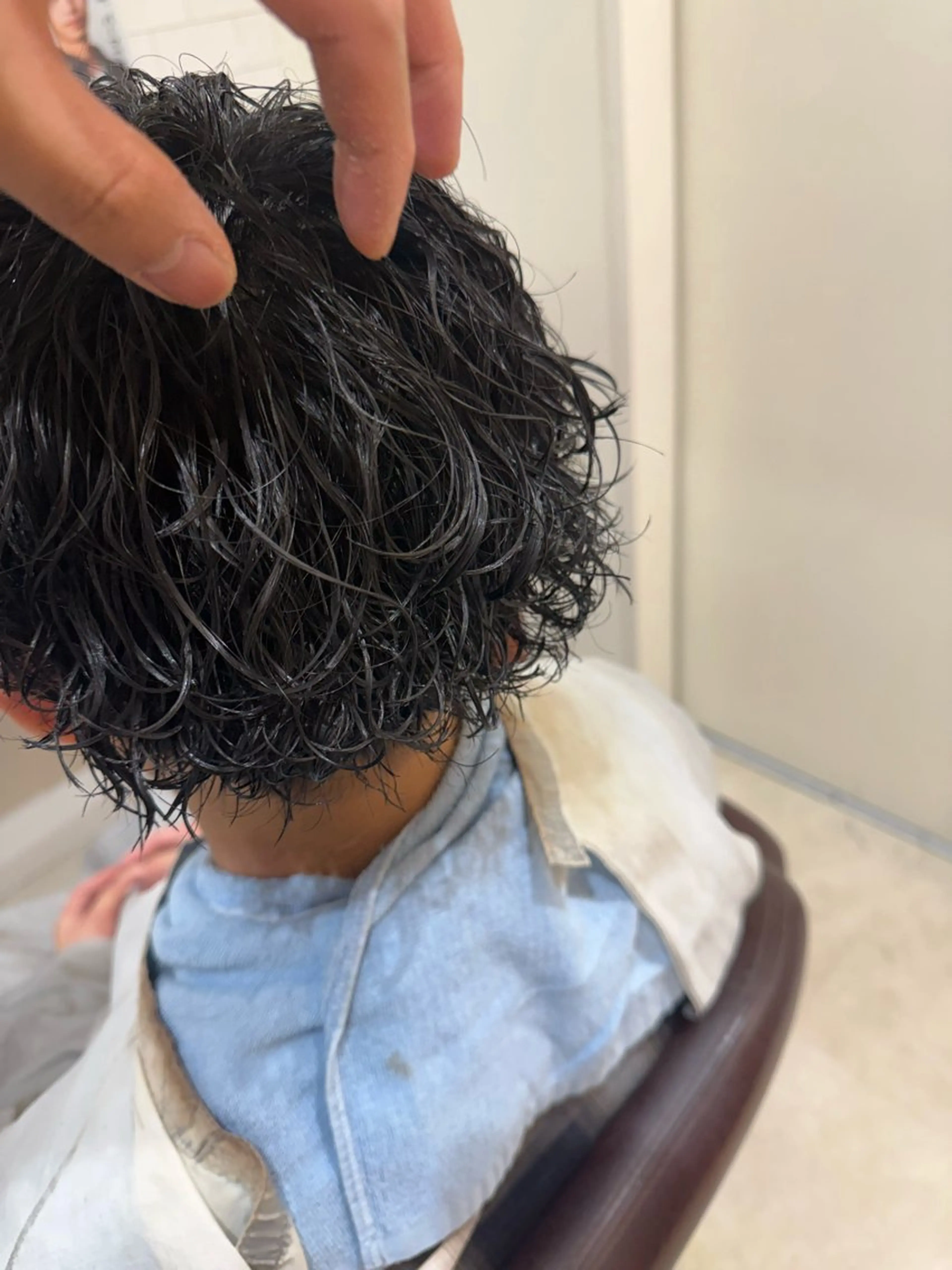 ショート パーマ カット パーマ 小栗 柊翔のヘアスタイル