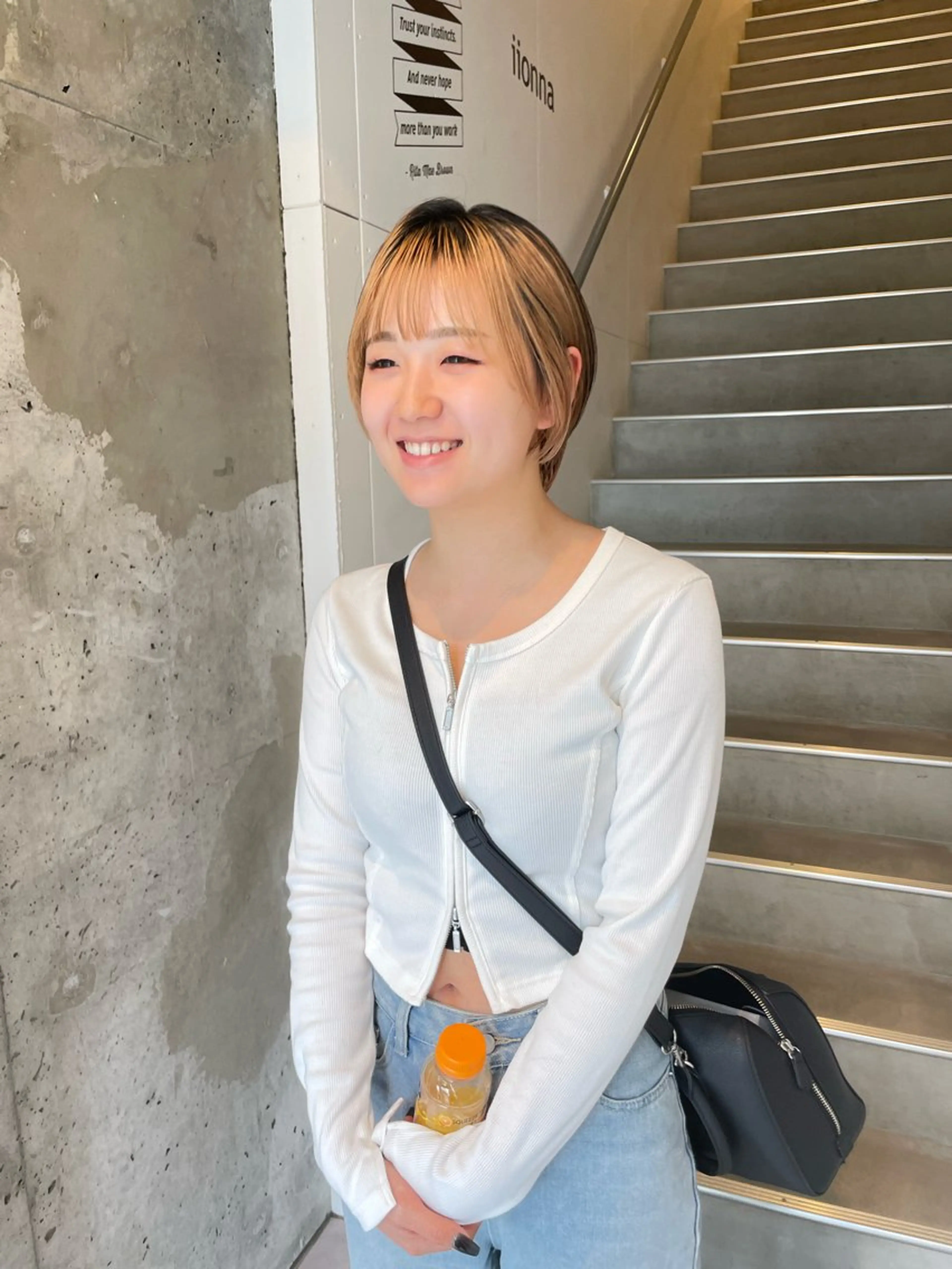 ショート カラー ボブ 似合わせカット ショートヘア カット ヘアカラー 久保田 千尋のヘアスタイル