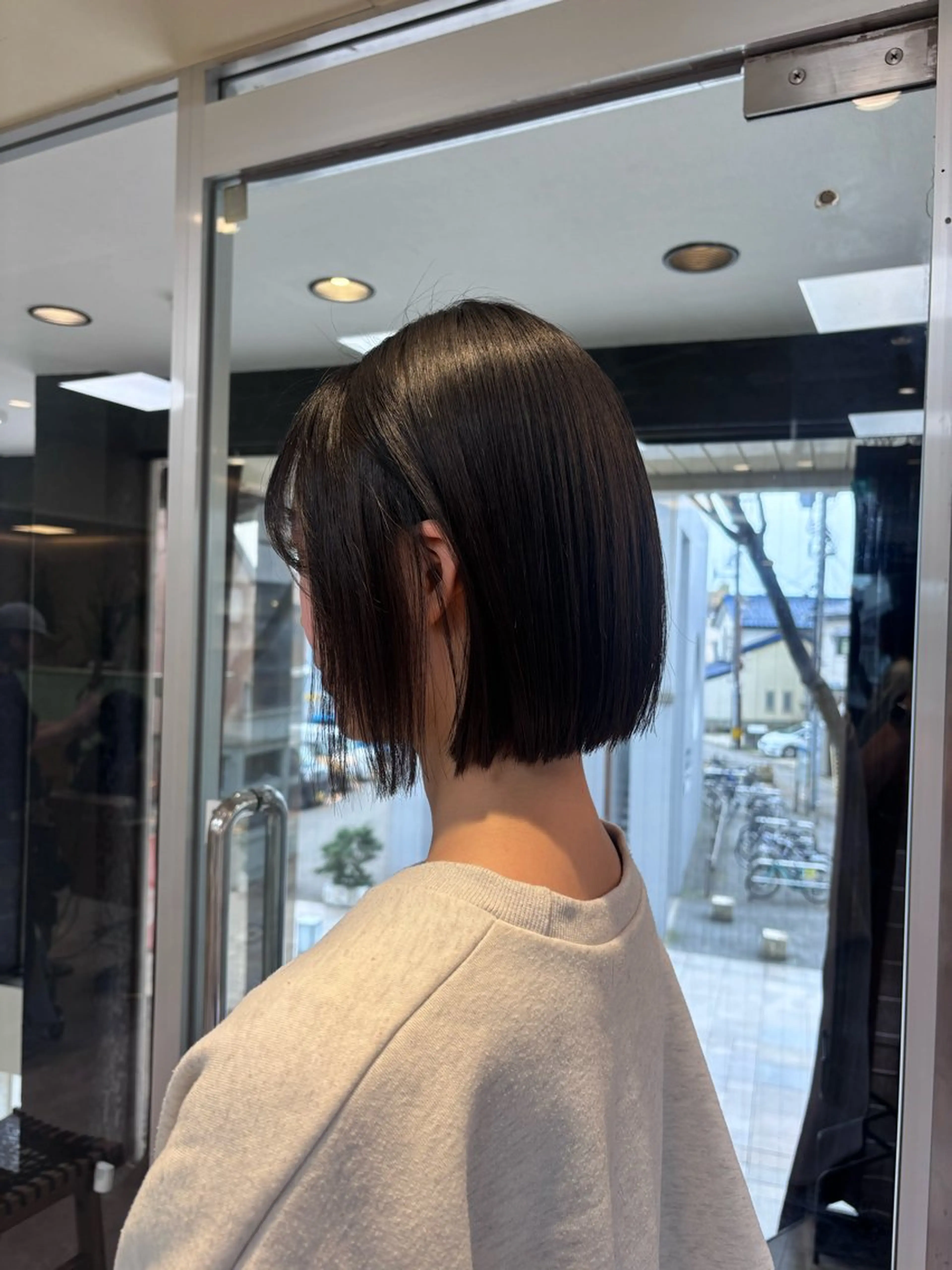 ショート カット 縮毛矯正 竹田 佳奈のヘアスタイル