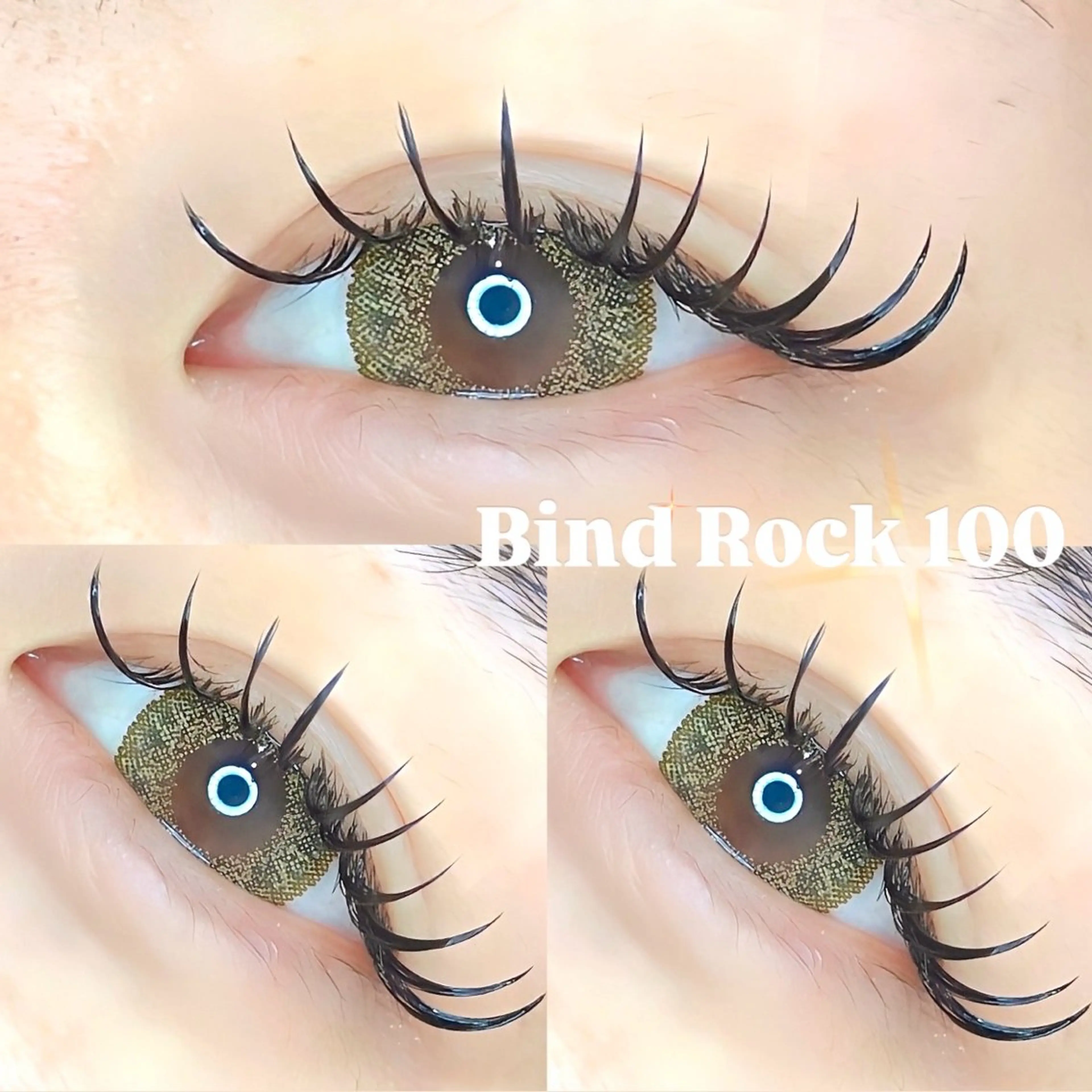 マツエク・マツパ バインドロック Eye♡adachi nanamiのマツエク・マツパデザイン