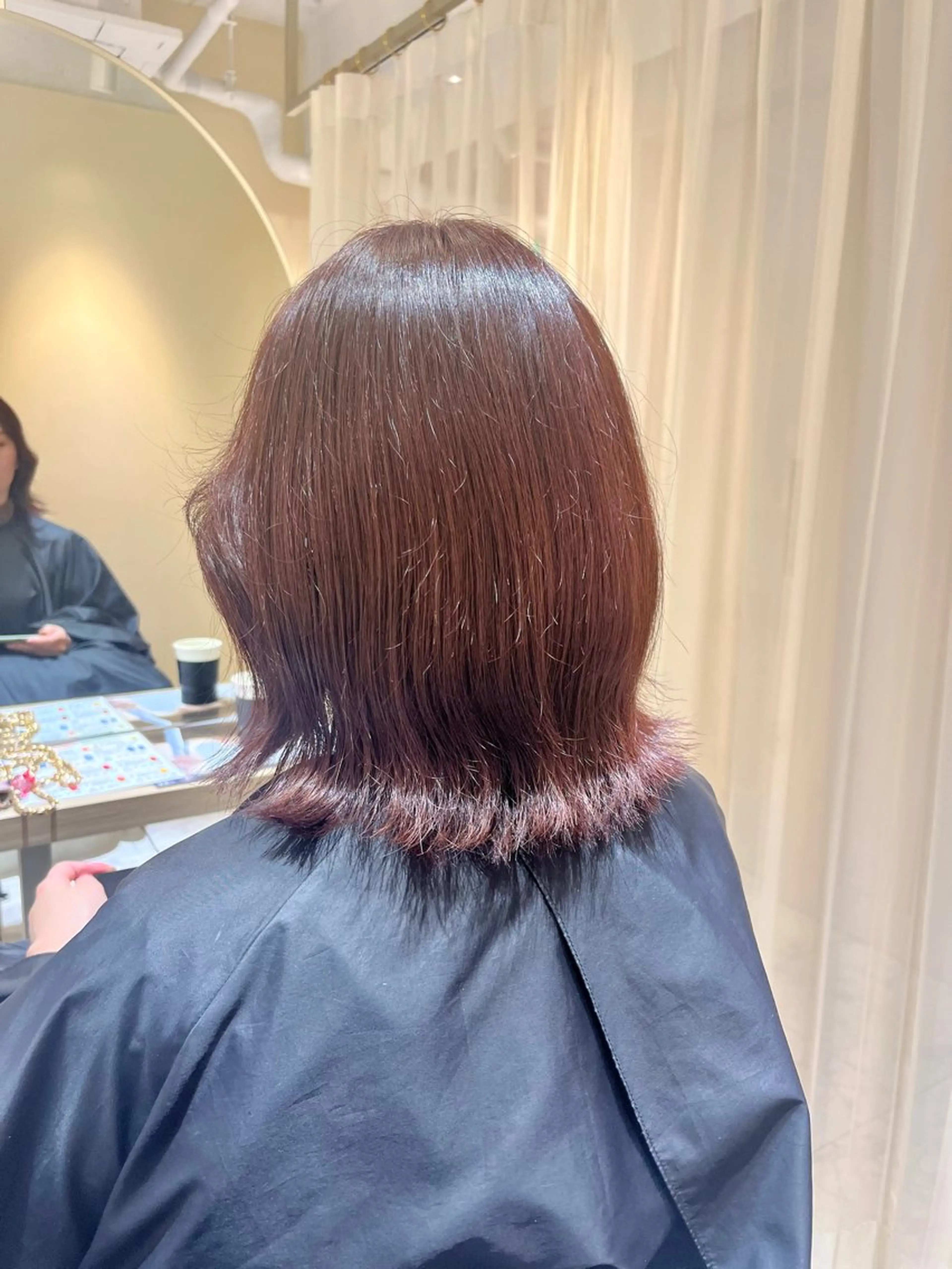 カラー カット ヘアカラー トリートメント youres hair 日吉店所属・🫧日吉/髪質改善/ 上原ちえみ🫧のヘアスタイル
