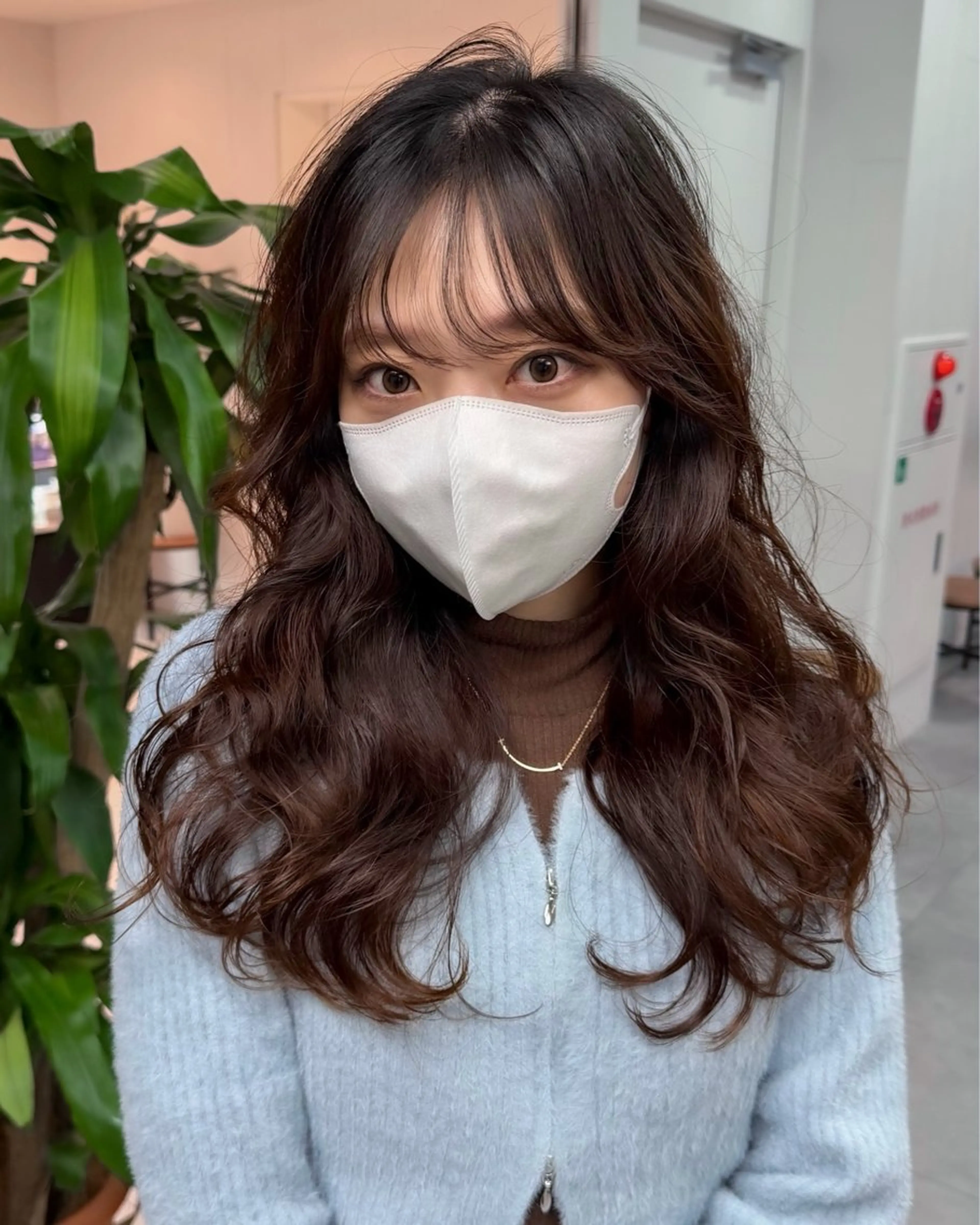 ロング パーマ 小田 晃瑛のヘアスタイル