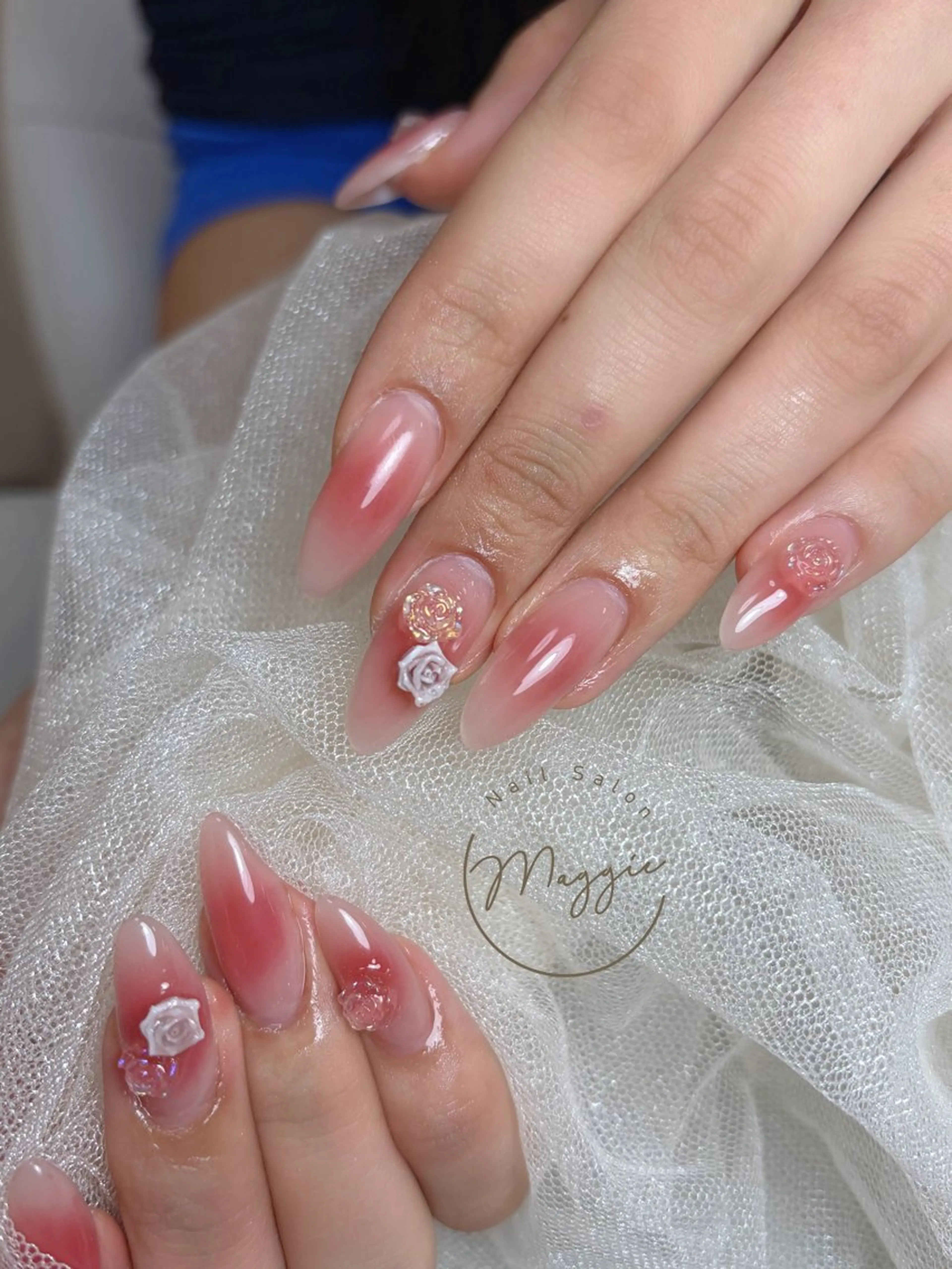 ネイル 持ち込み ネイルチップ Maggie りな.(モデル募集のネイルデザイン