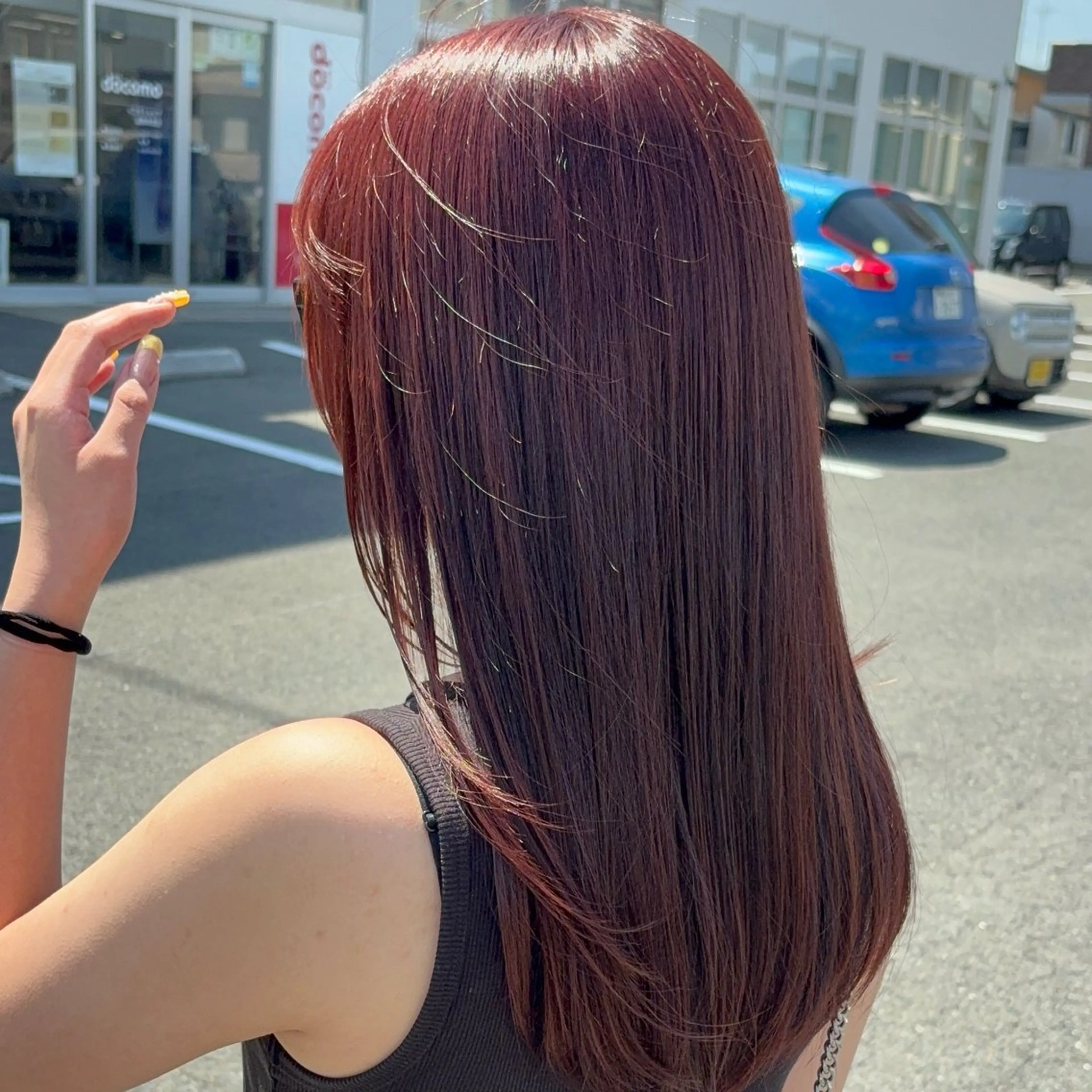 カラー ヘアカラー 中山 千優のヘアスタイル