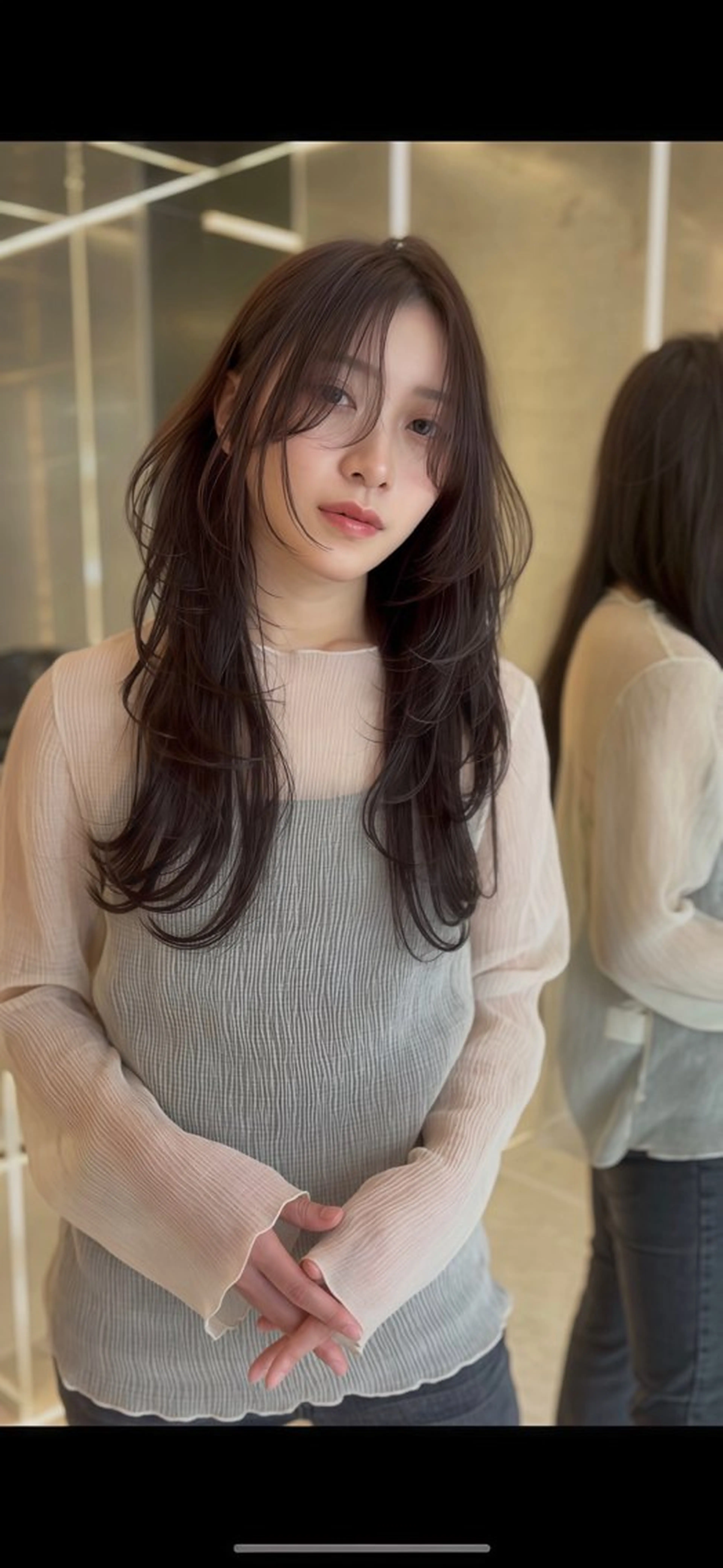 ロング ヘアカラー 縮毛矯正/髪質改善 地域NO1のヘアスタイル