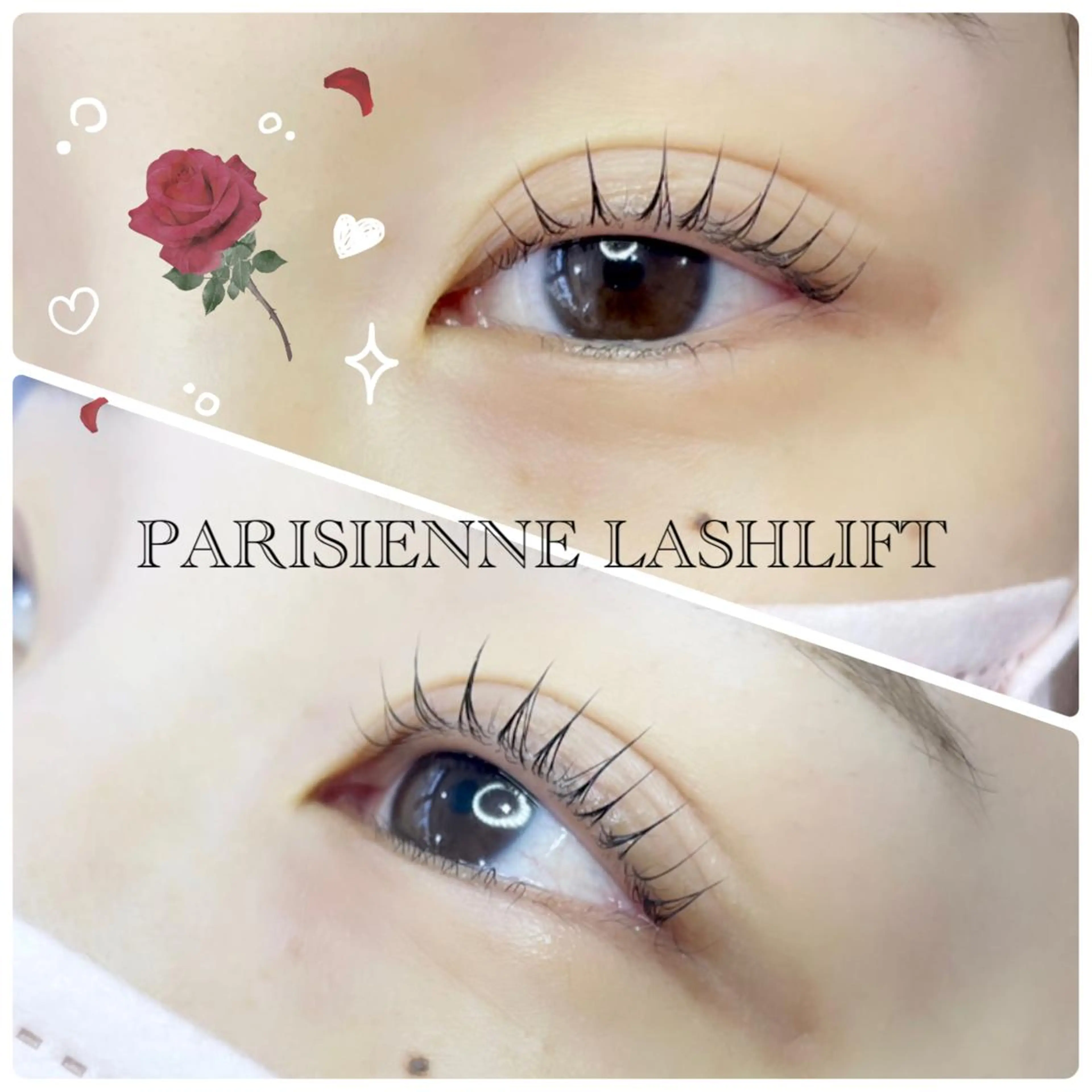 マツエク・マツパ 韓国風マツエク パリジェンヌラッシュリフト まつげパーマ 一重×まつ毛パーマ ワンホンマツエク beauty salon ma'am所属・erica💐 ma'amのマツエク・マツパデザイン