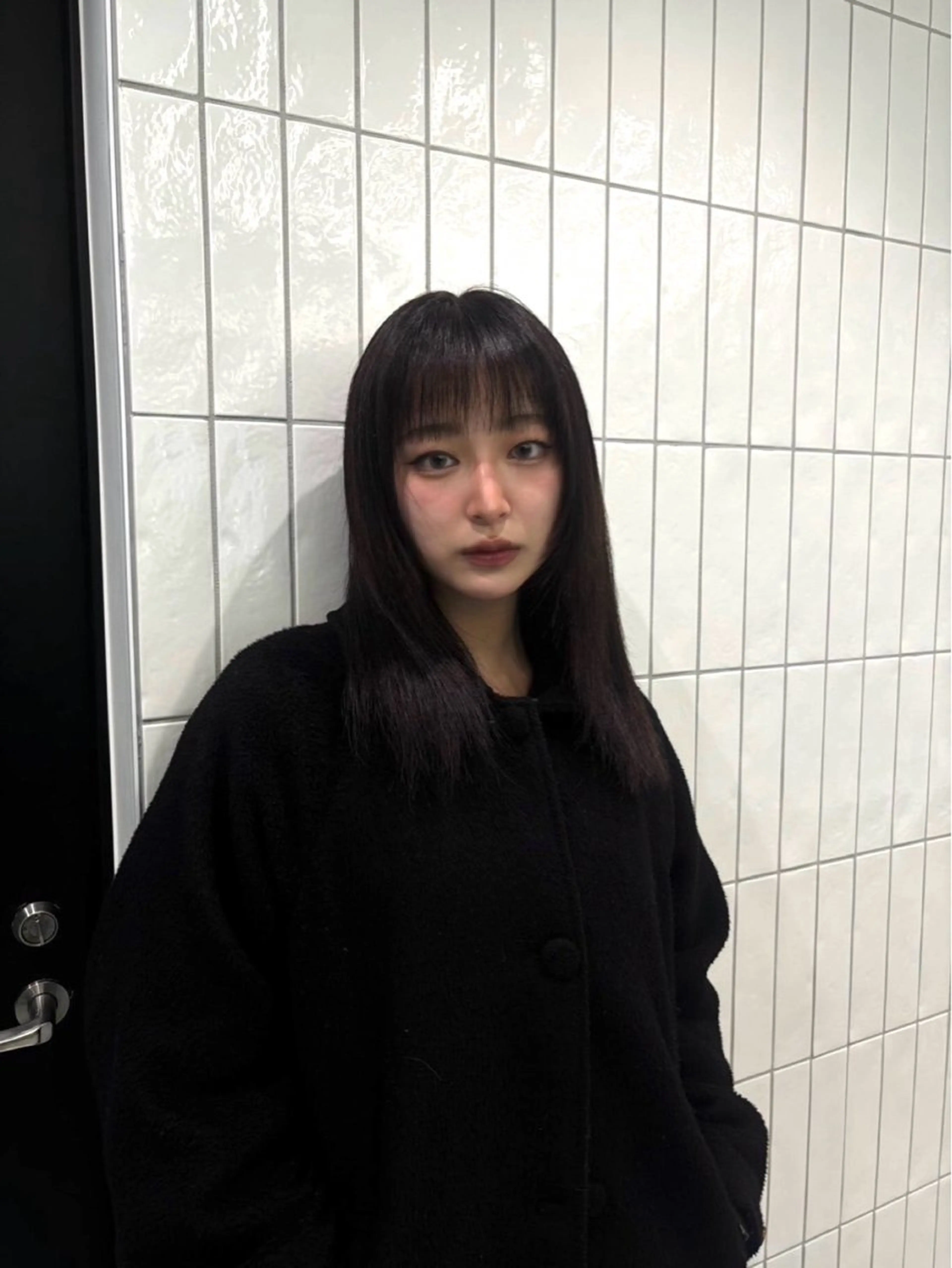 ミディアム カラー カット ヘアカラー ハイトーン／ レイヤーmiyu🪽のヘアスタイル