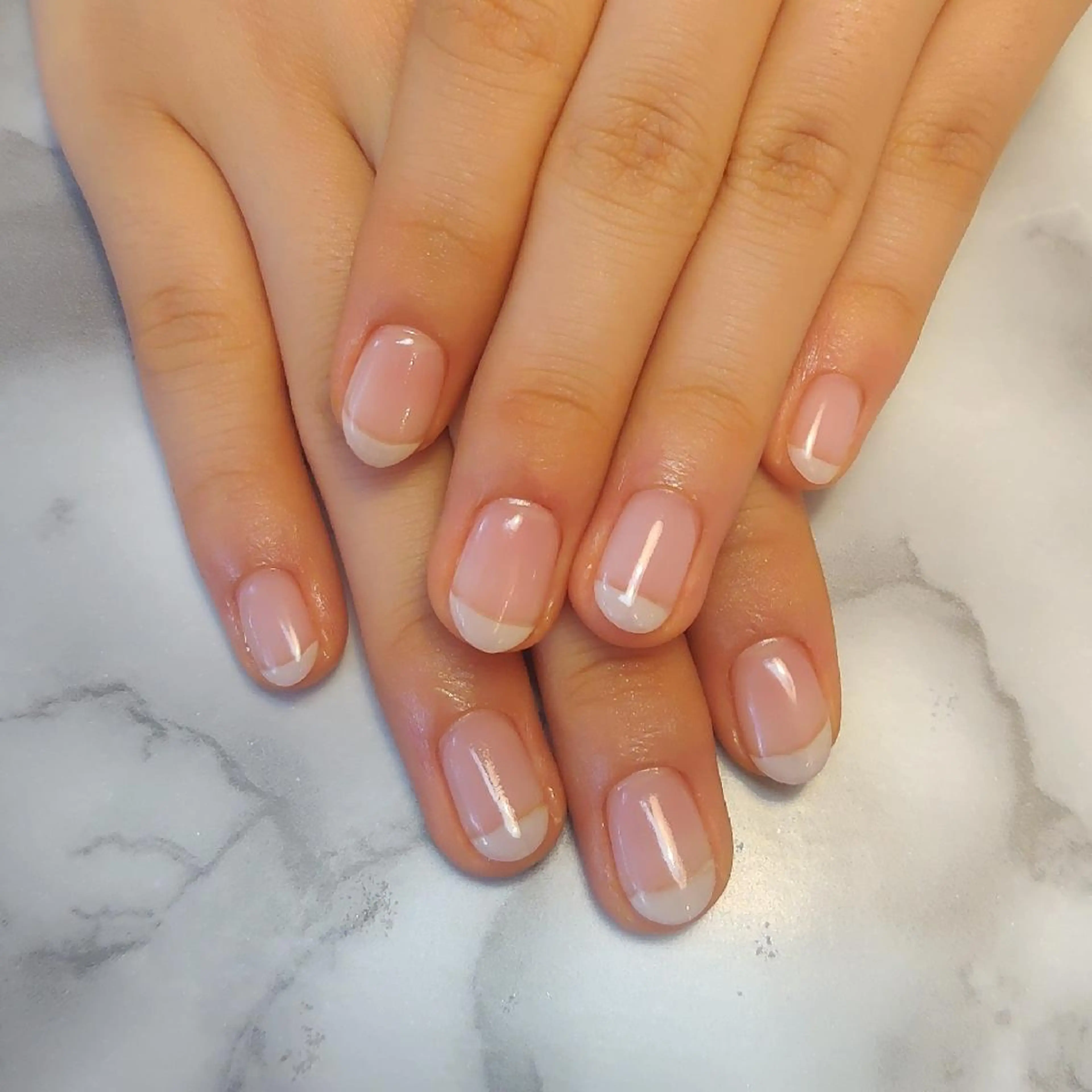 ネイル クリアネイル ジェヌインネイル 河内のネイルデザイン