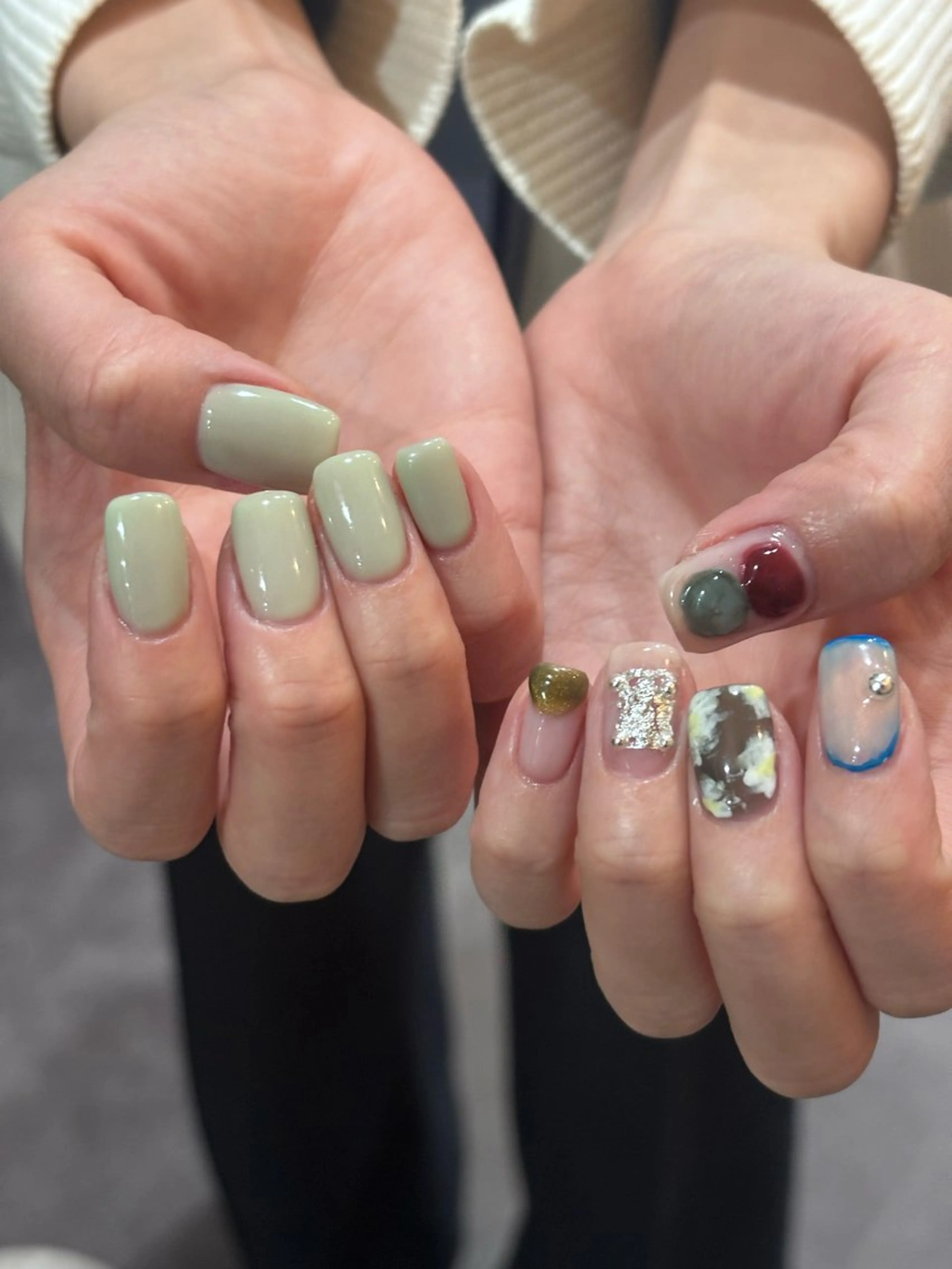 ネイル シンプルネイル SOL　nail イマナカのネイルデザイン