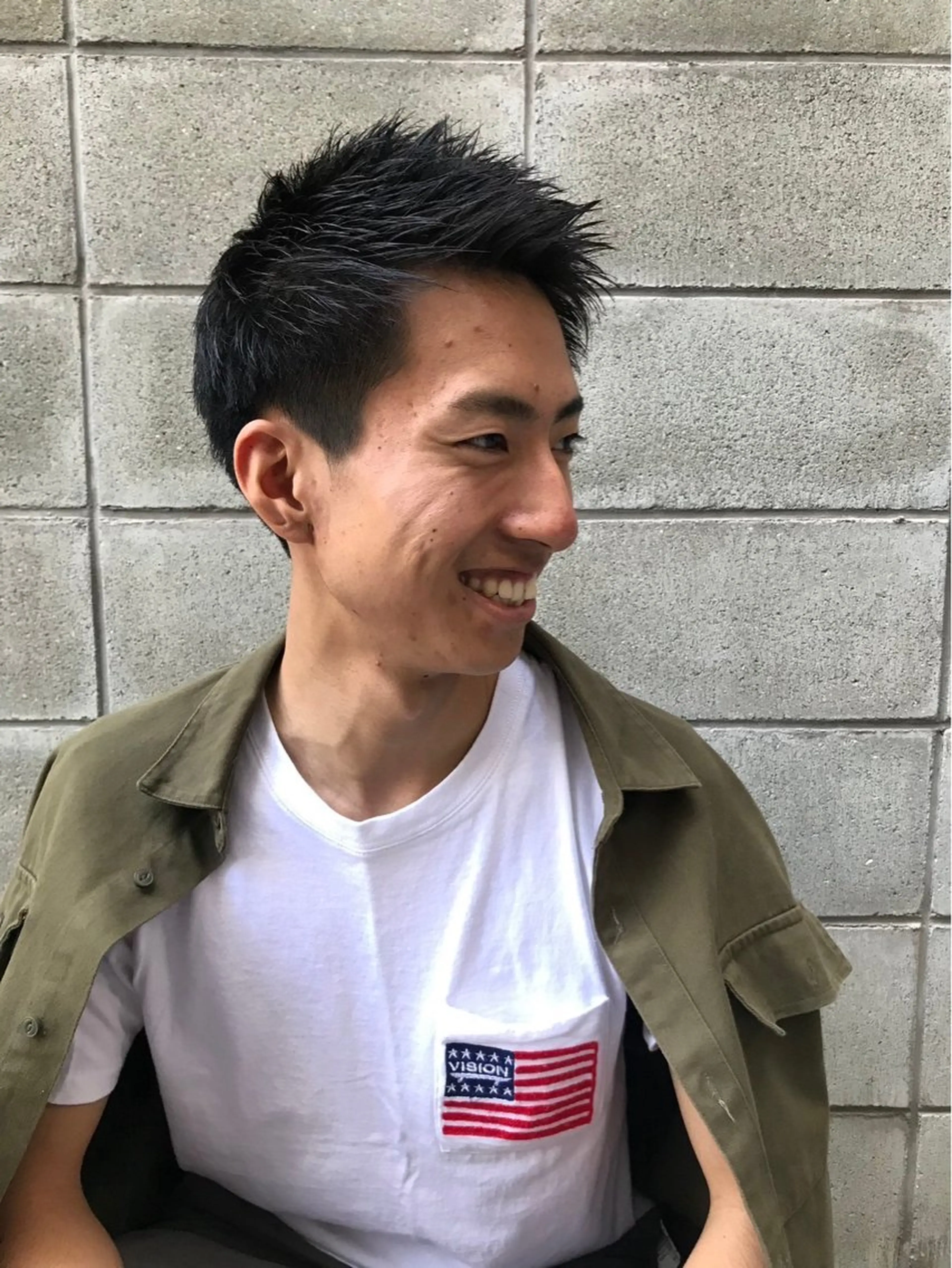 メンズ GiseL 博多 ほのかのヘアスタイル