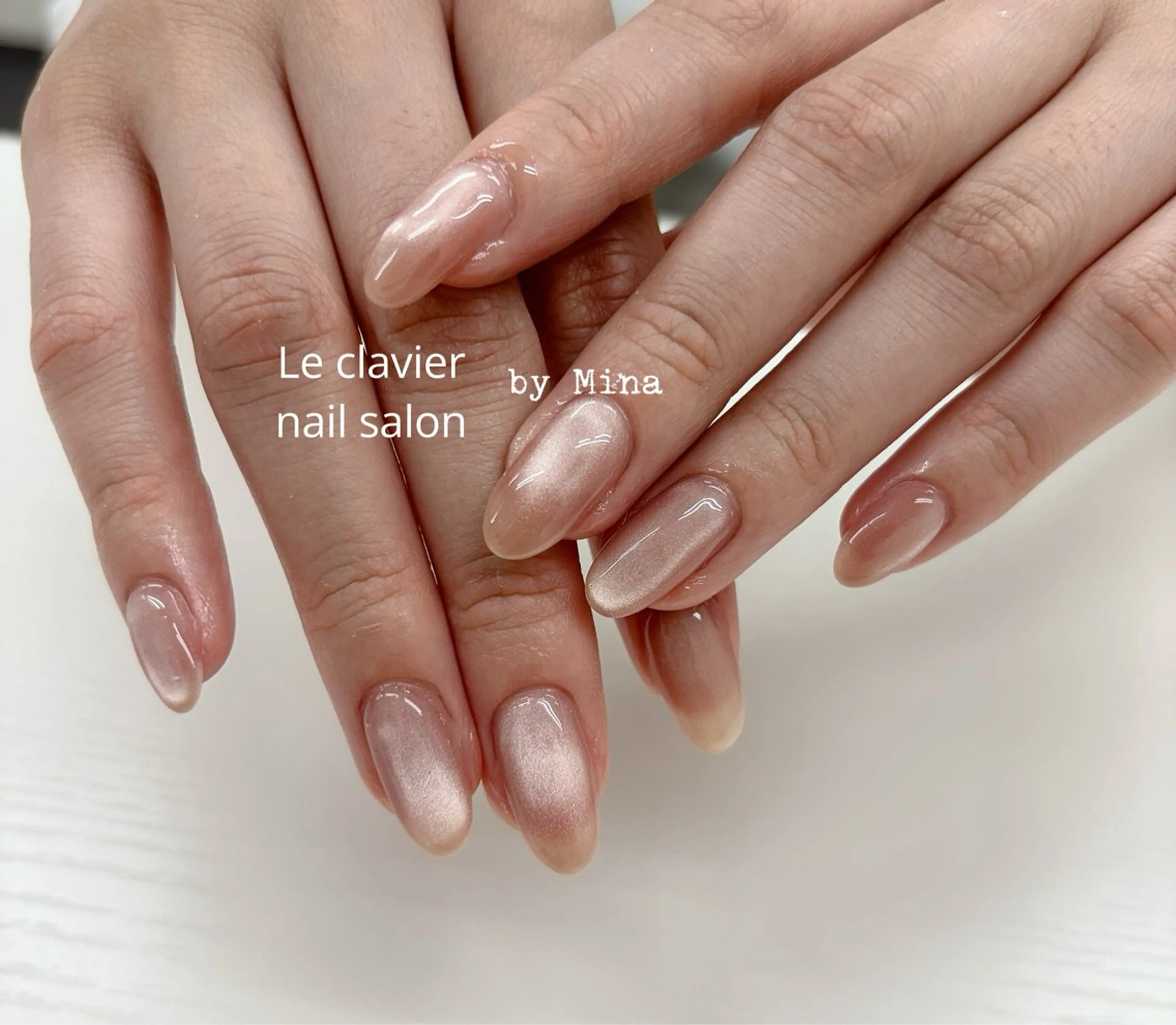 ネイル アートネイル 長さ出し ジェルネイル パラジェル スカルプネイル Mina Nailのネイルデザイン