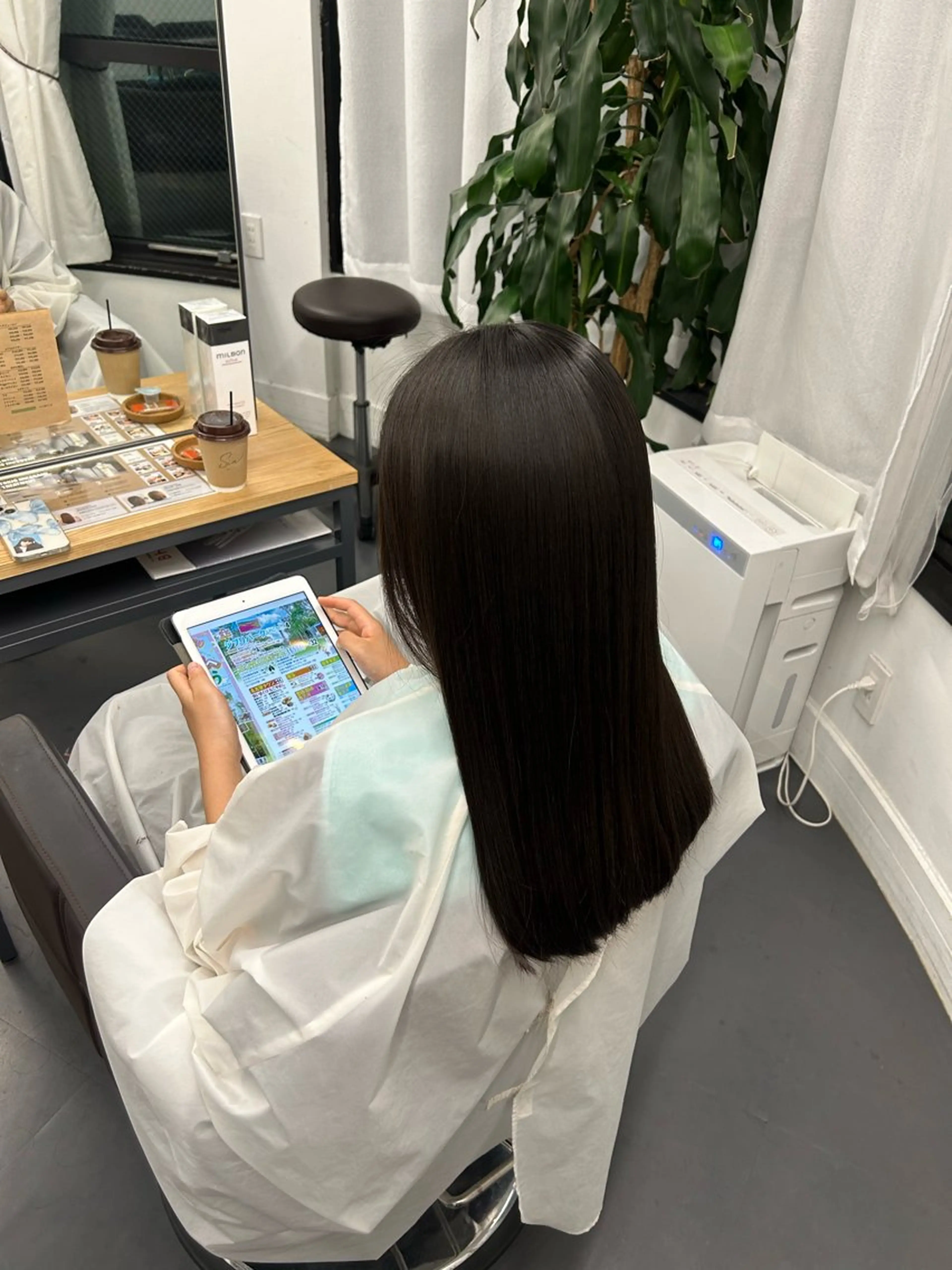 ロング カット・ブリーチ/ ふわあいりのヘアスタイル