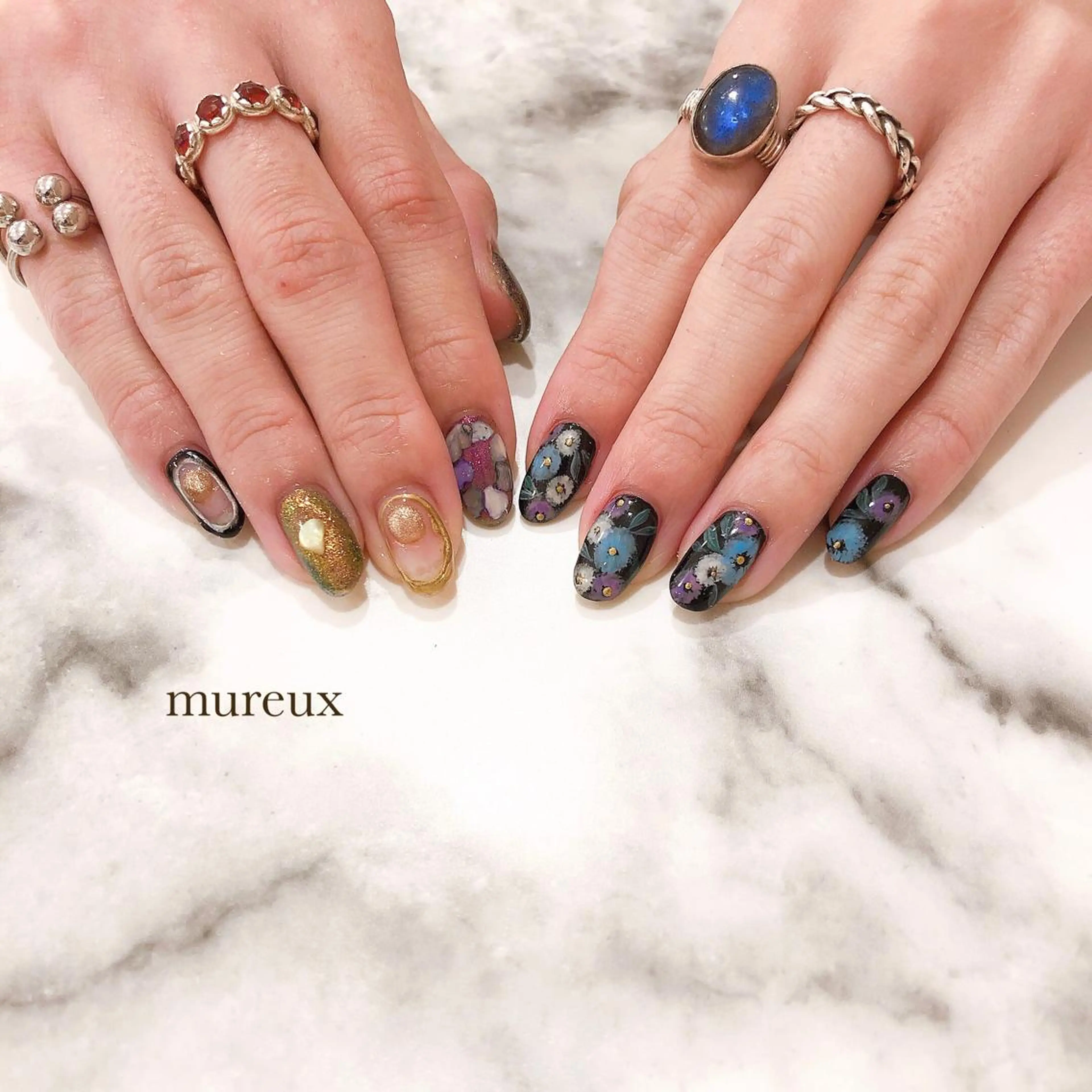 ネイル ハンドネイル mureux ∵ayakaのネイルデザイン