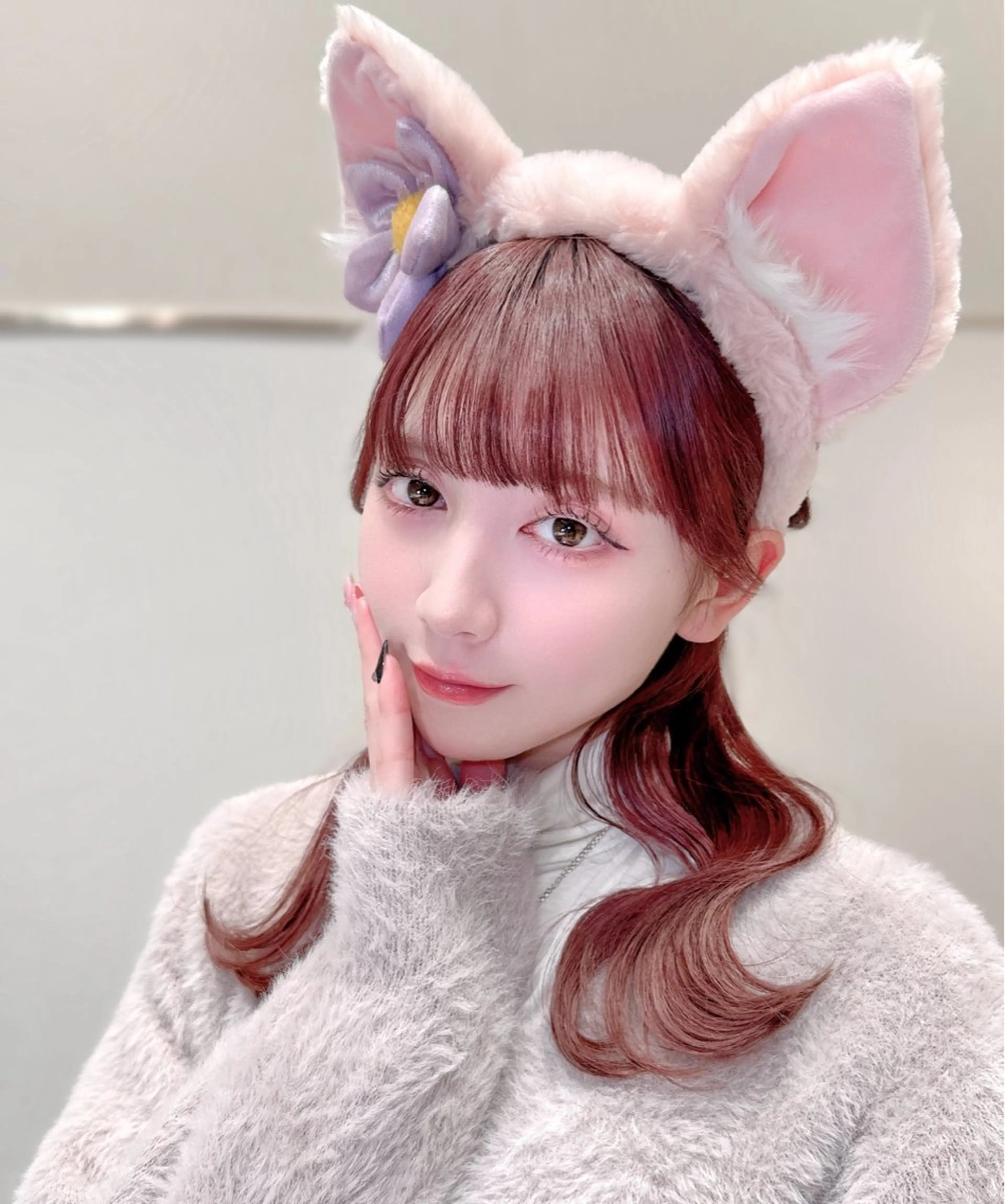 ミディアム カラー カット ヘアカラー トリートメント ヘッドスパ ヘアセット 韓国ヘア/レイヤー/ 顔まわり/りょーとのヘアスタイル