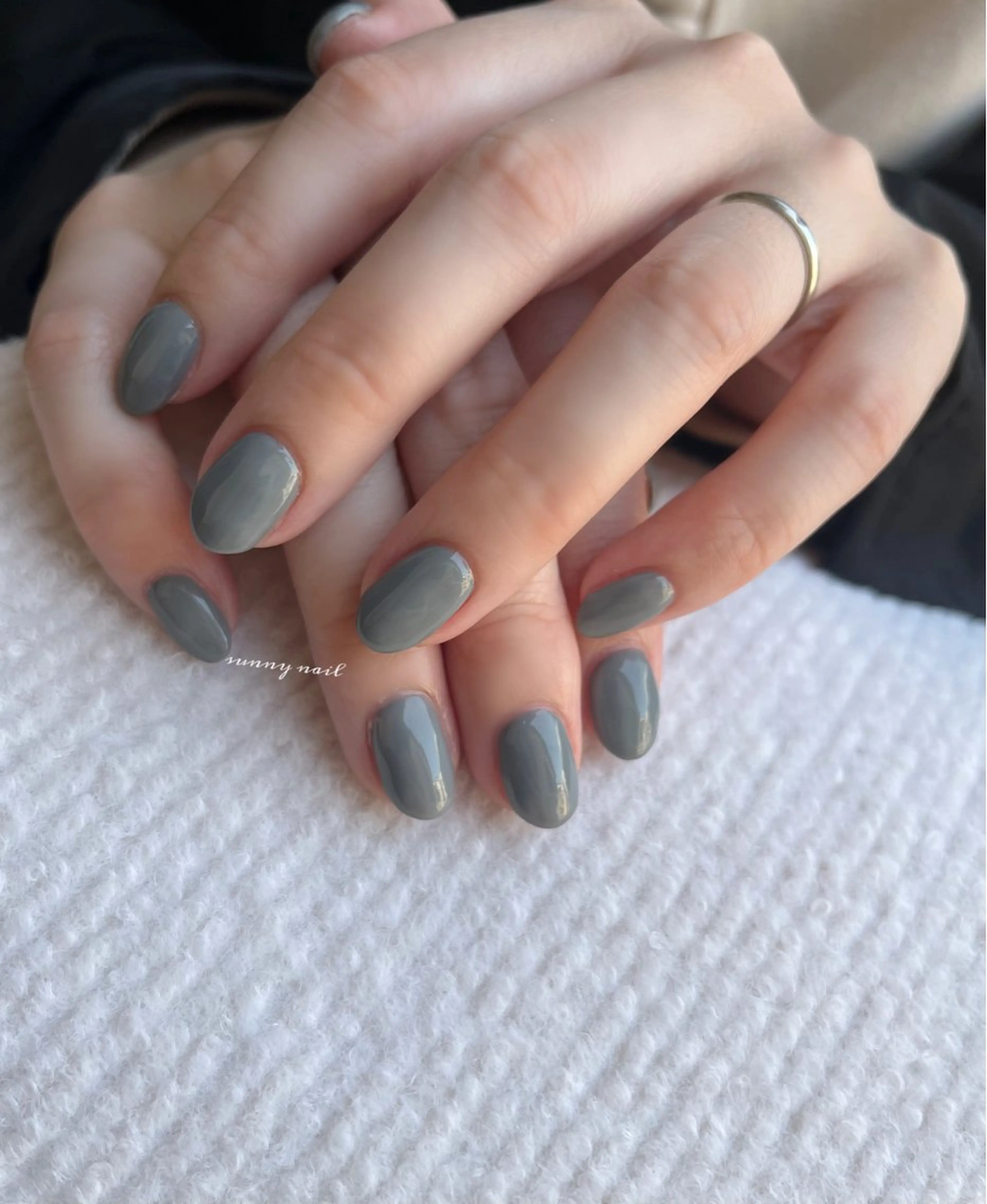 ネイル ジェルネイル ワンカラーネイル パラジェル sunny nailのネイルデザイン