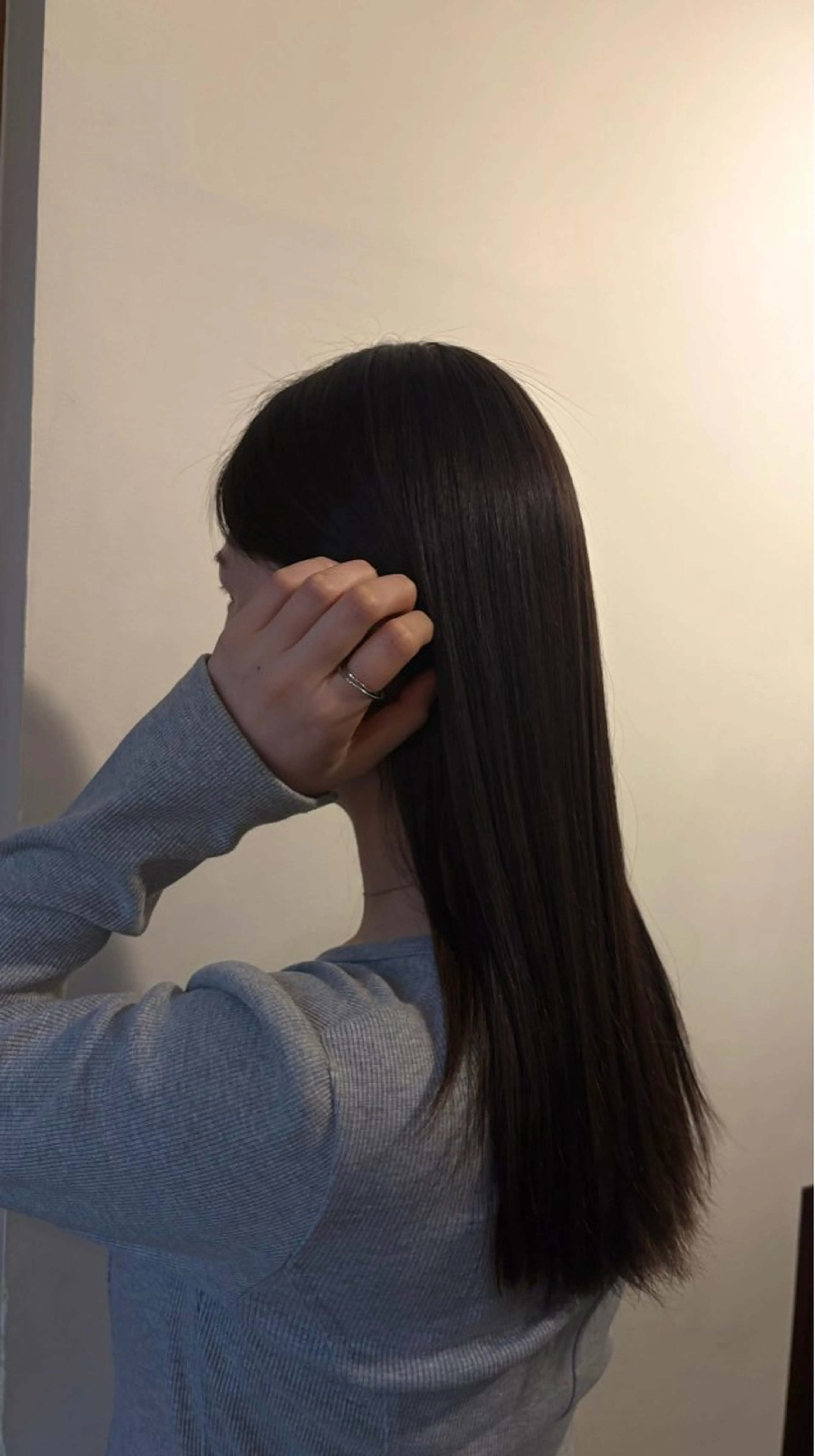 カラー 透明感カラー ダークグレー ダークグレージュ グレージュ ARCOIRIS by Dollhair所属・聖羅/ワンホンヘア /艶カラーのヘアスタイル