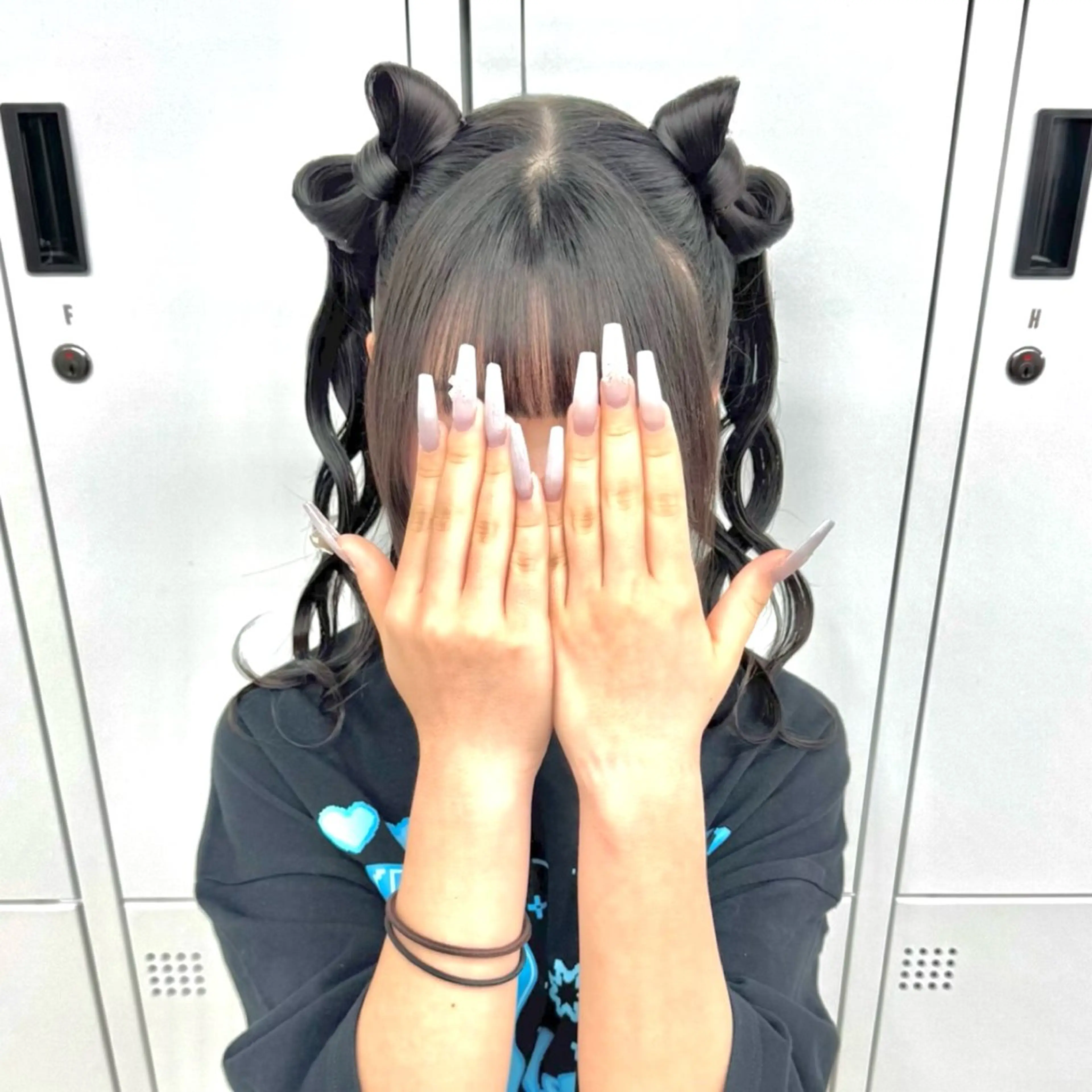 ロング ヘアアレンジ ツインテール ヘアセット ヘアメ🎀推しカラー 🥣横浜/しほ🧸のヘアスタイル