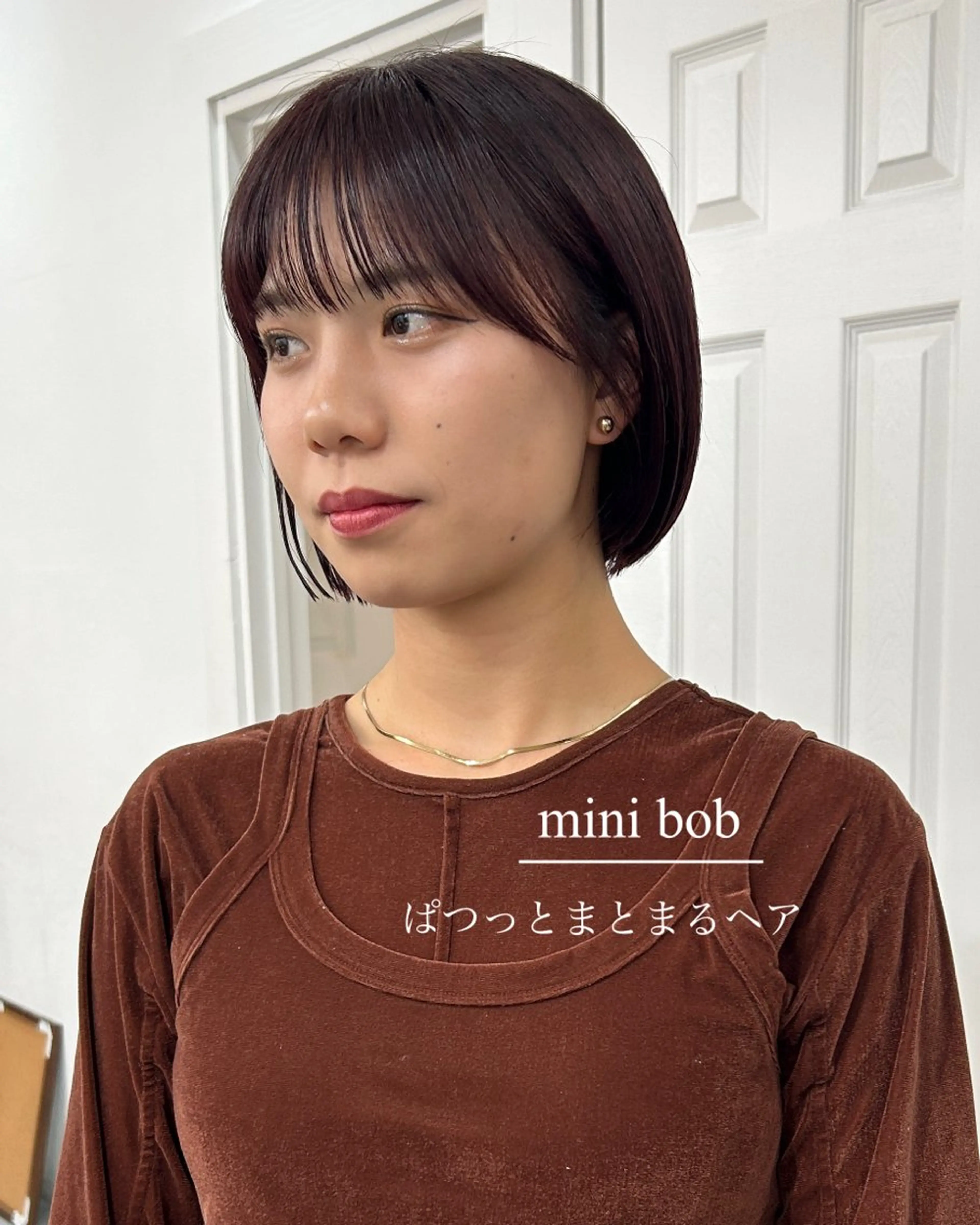 ショート カラー レイヤーボブ/ 艶カラー/サナ🌼のヘアスタイル