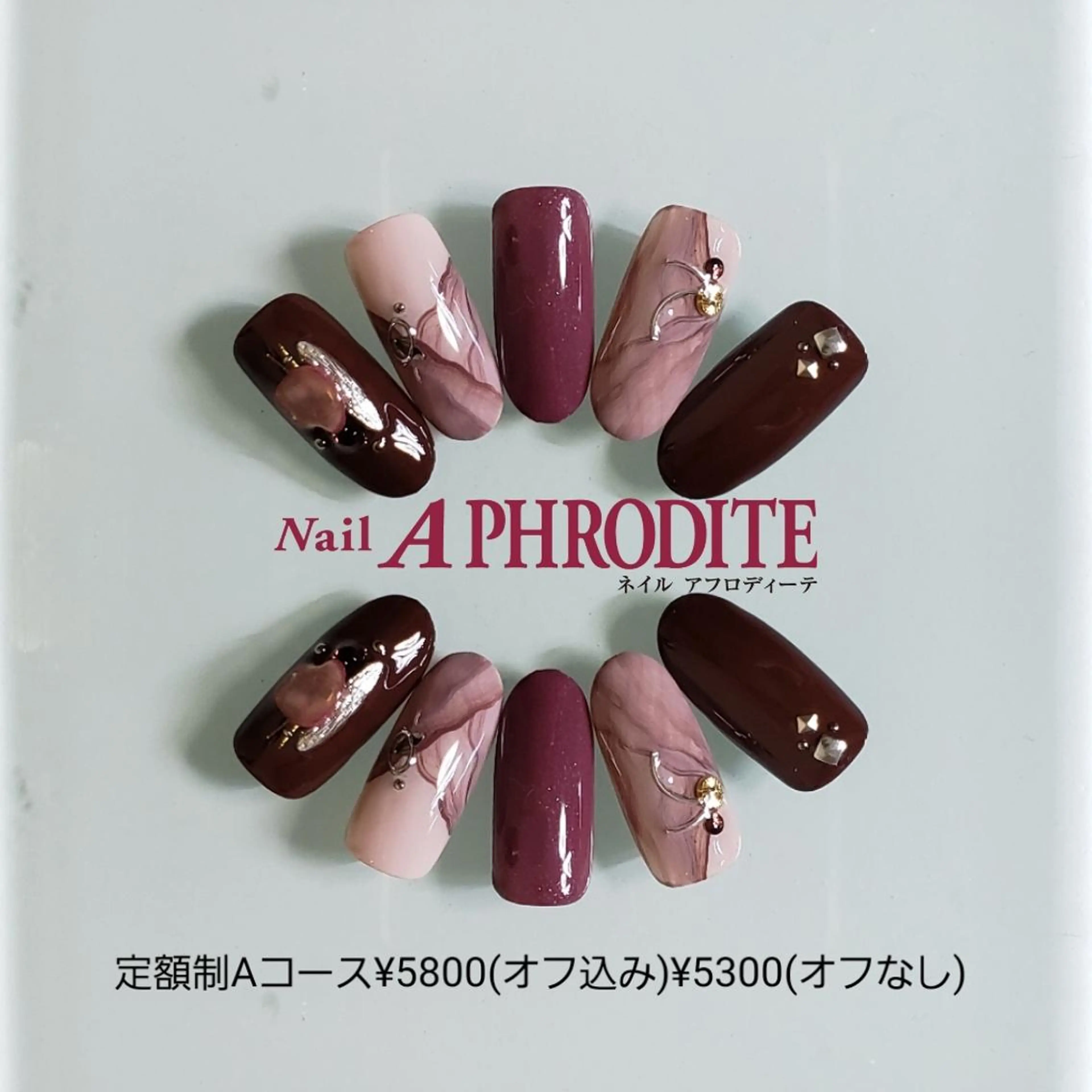 ネイル 持ち込み ニュアンスネイル ハンドネイル Nail  Aphroditeのネイルデザイン