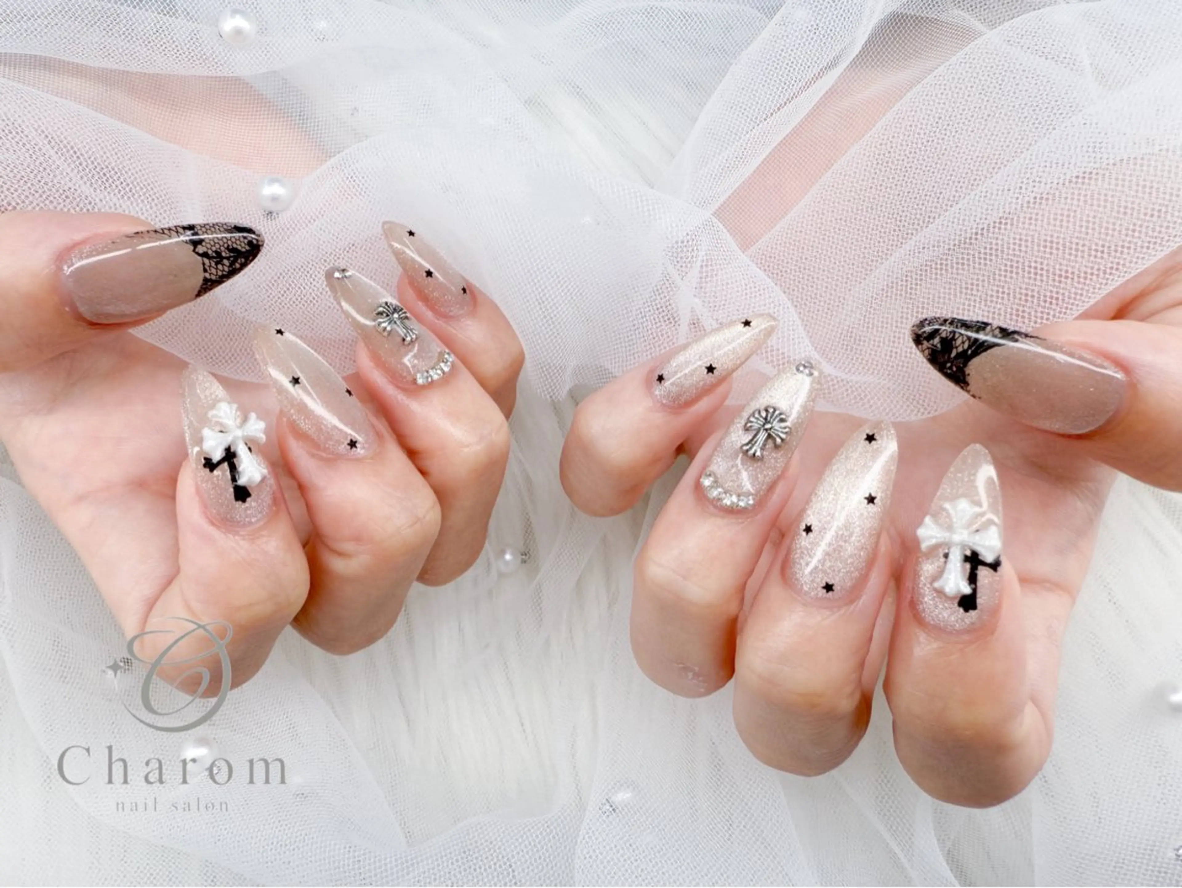ロング ハンドネイル Takakura Harukaのネイルデザイン