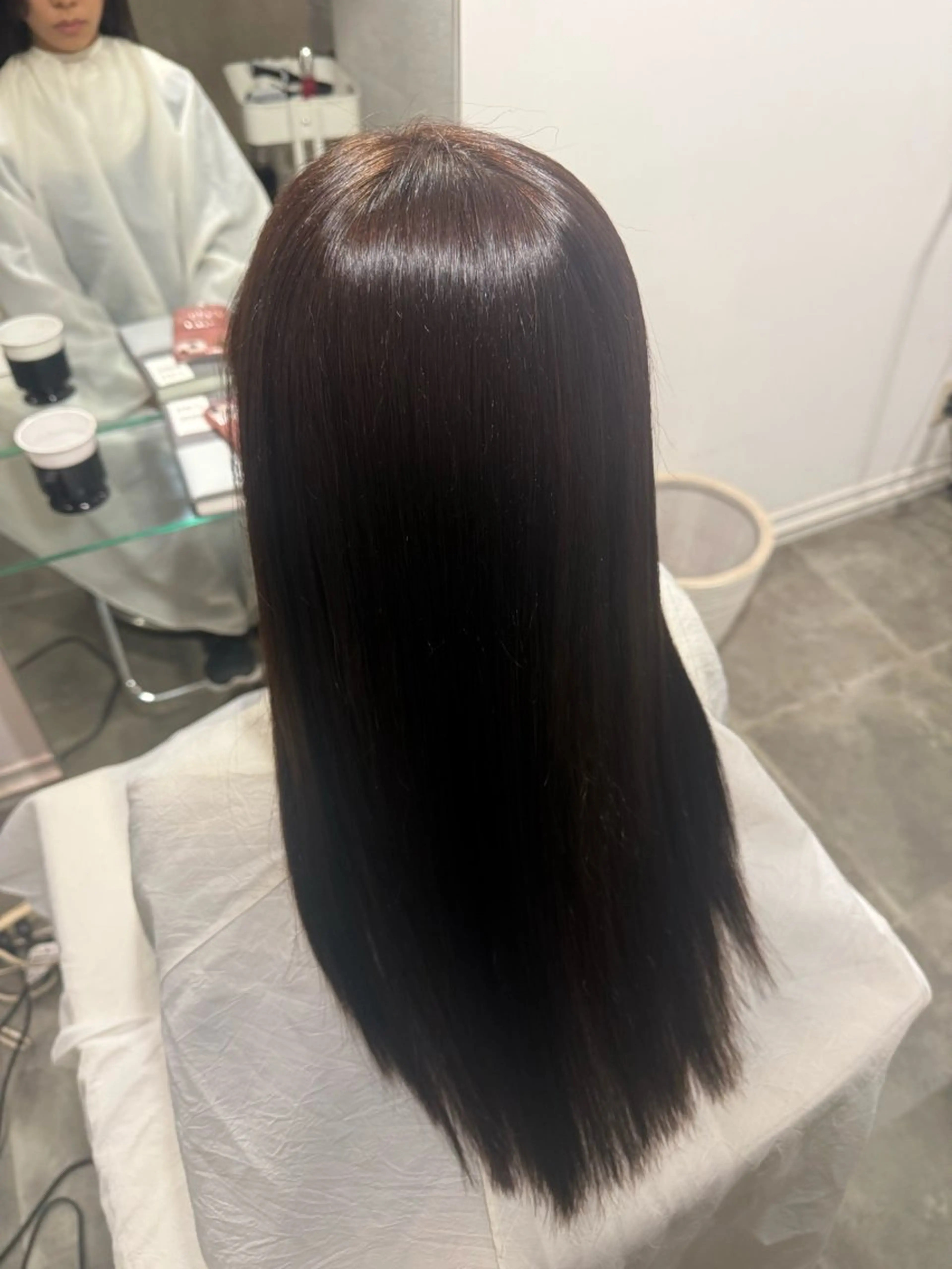ロング 縮毛矯正 縮毛矯正 原宿♡透明感カラー♡ 縮毛矯正【MAYU】のヘアスタイル