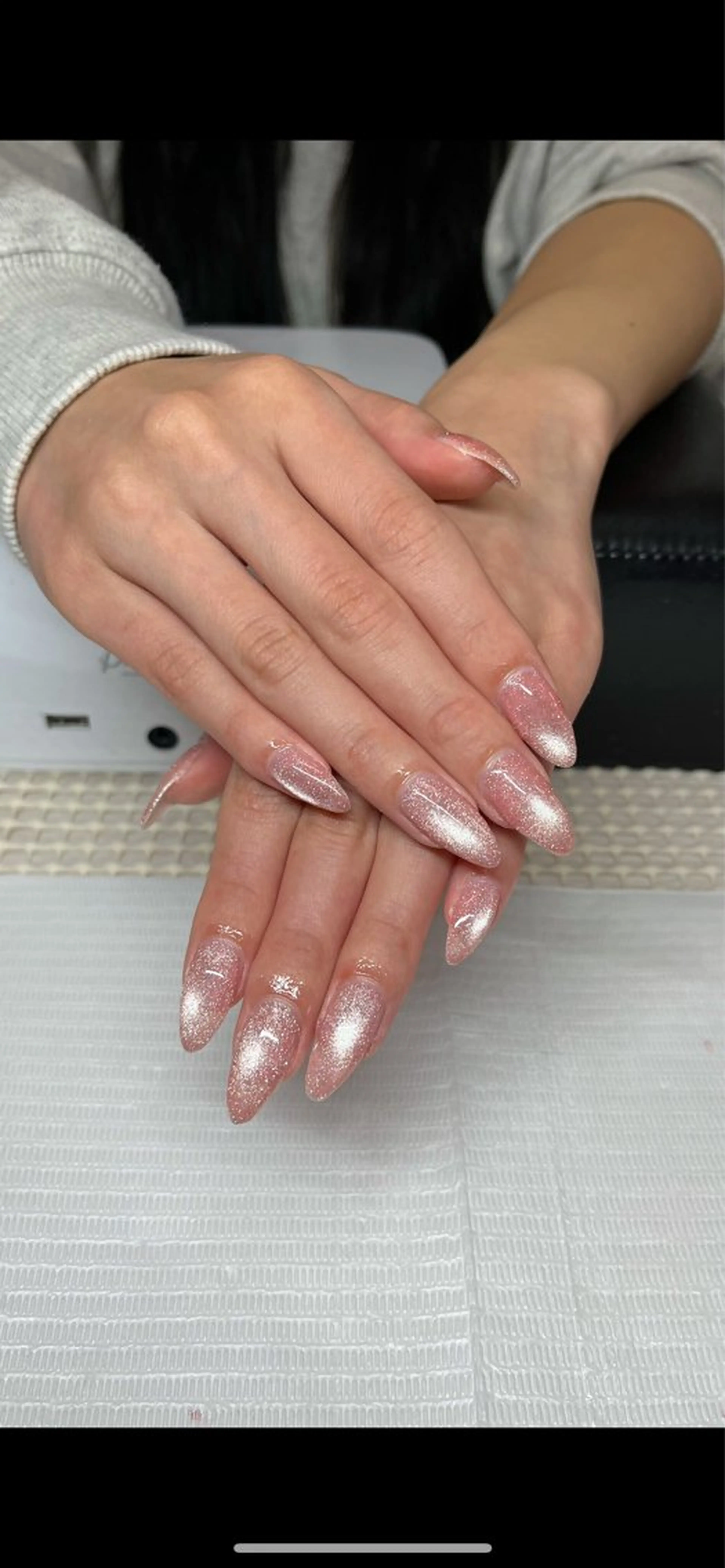 ネイル キラキラネイル マグネットネイル TRU ゆりかのネイルデザイン