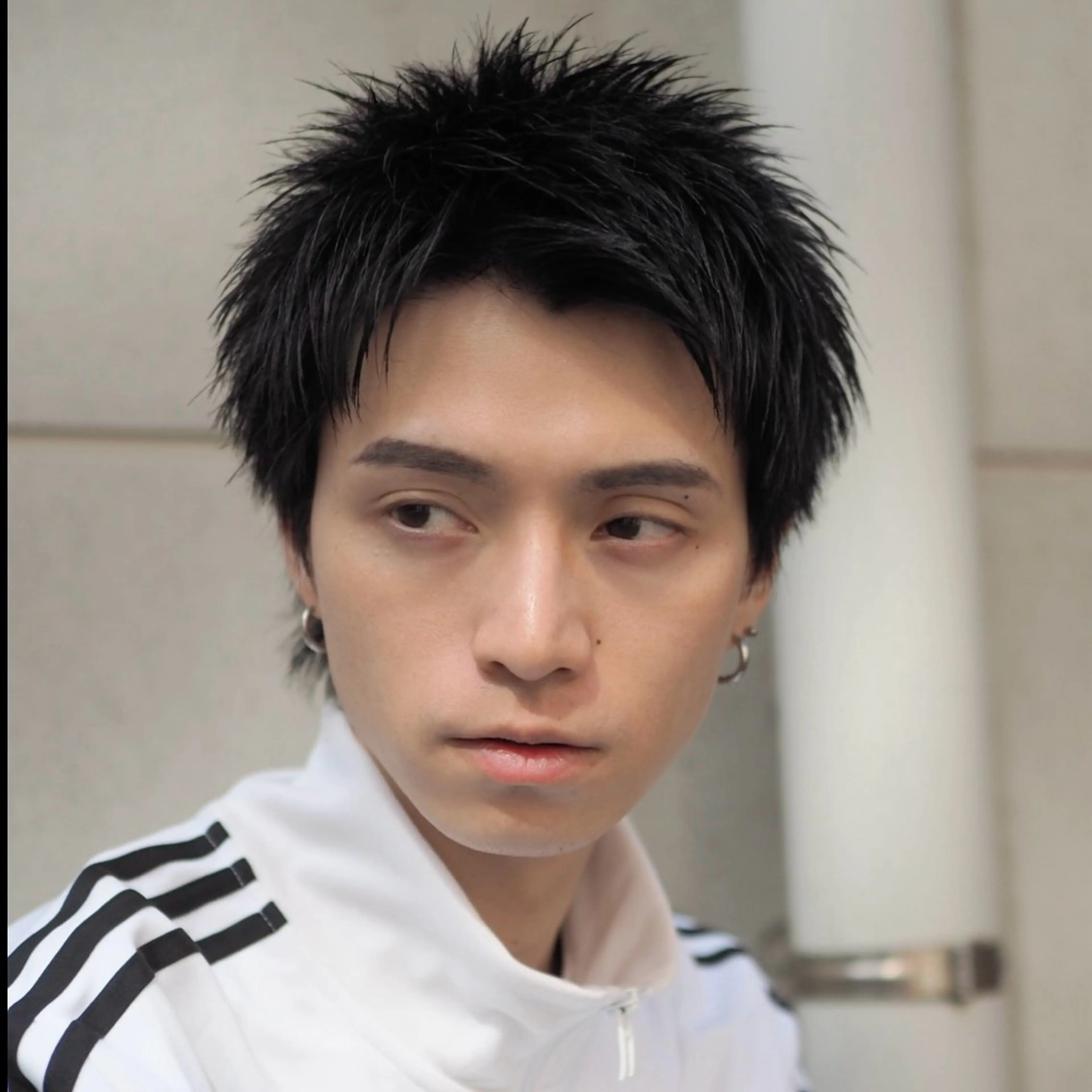 ショート メンズ アップバング ビジネス メンズ就活ヘア メンズショート スパイキーショート カット トリートメント 【メンズヘア】 原宿/Kasumiのヘアスタイル