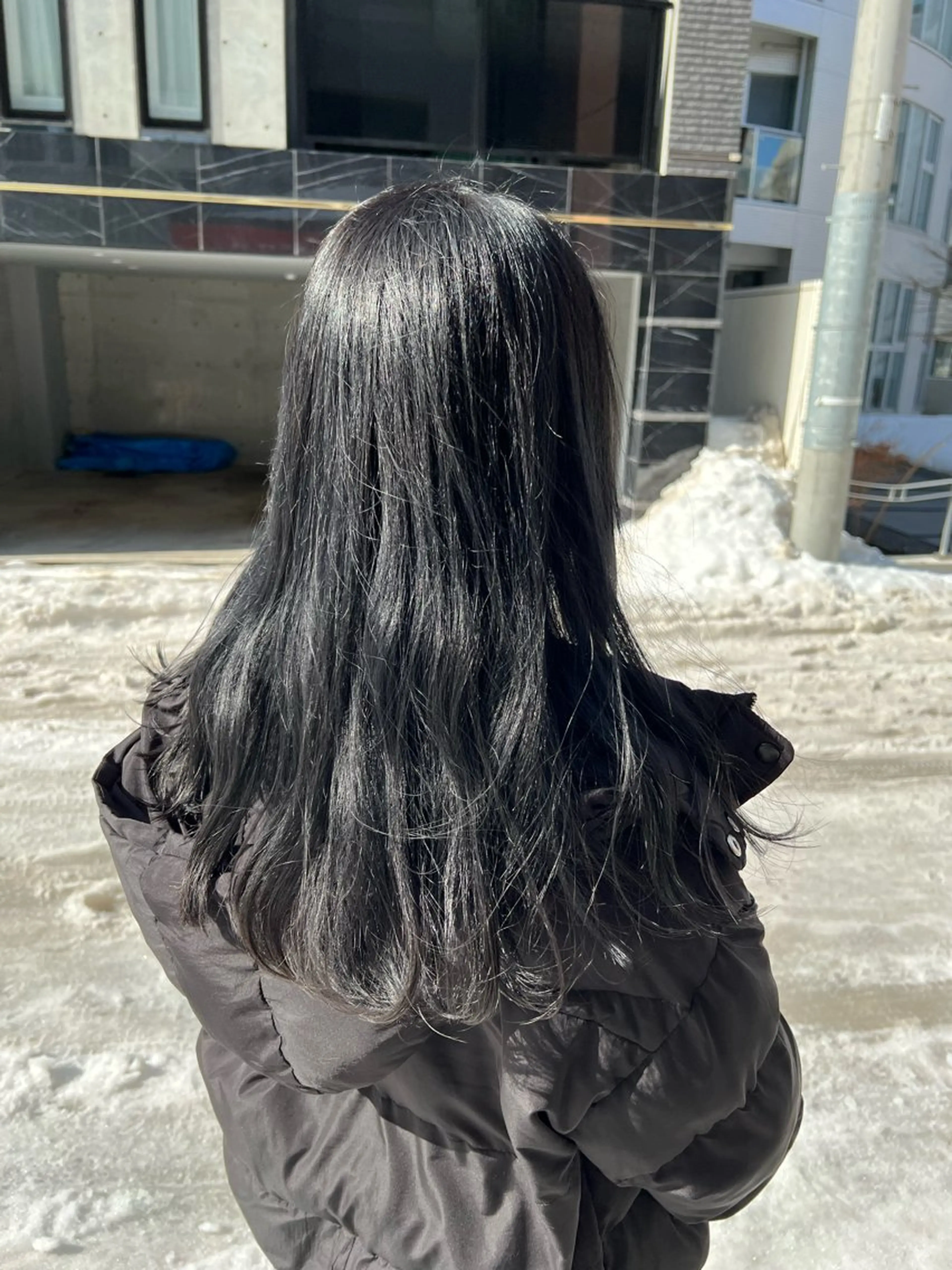 ロング 安田 菜摘のヘアスタイル