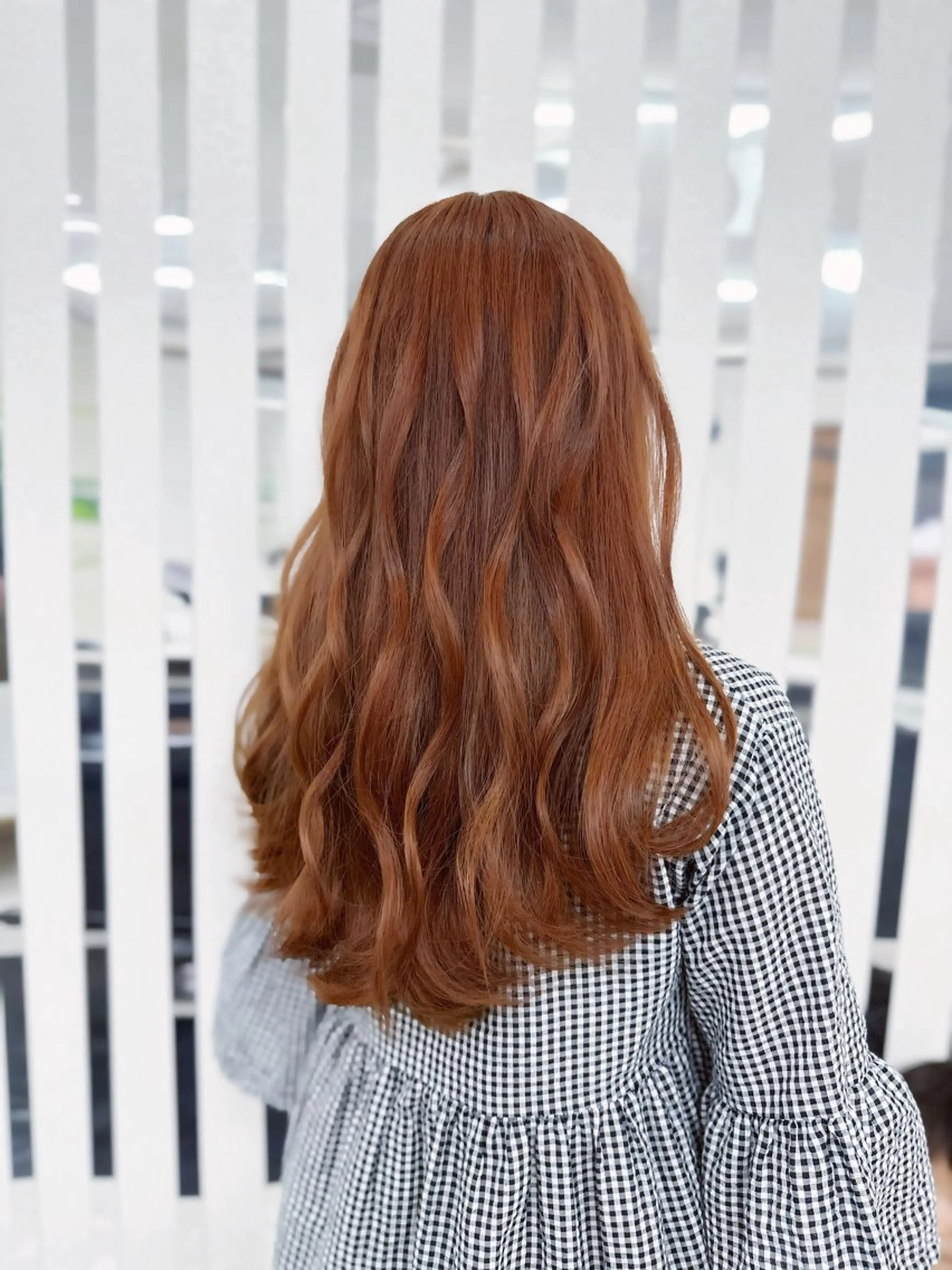 ロング カラー ダブルカラー オレンジ ヘアカラー トリートメント YURI ✨のヘアスタイル