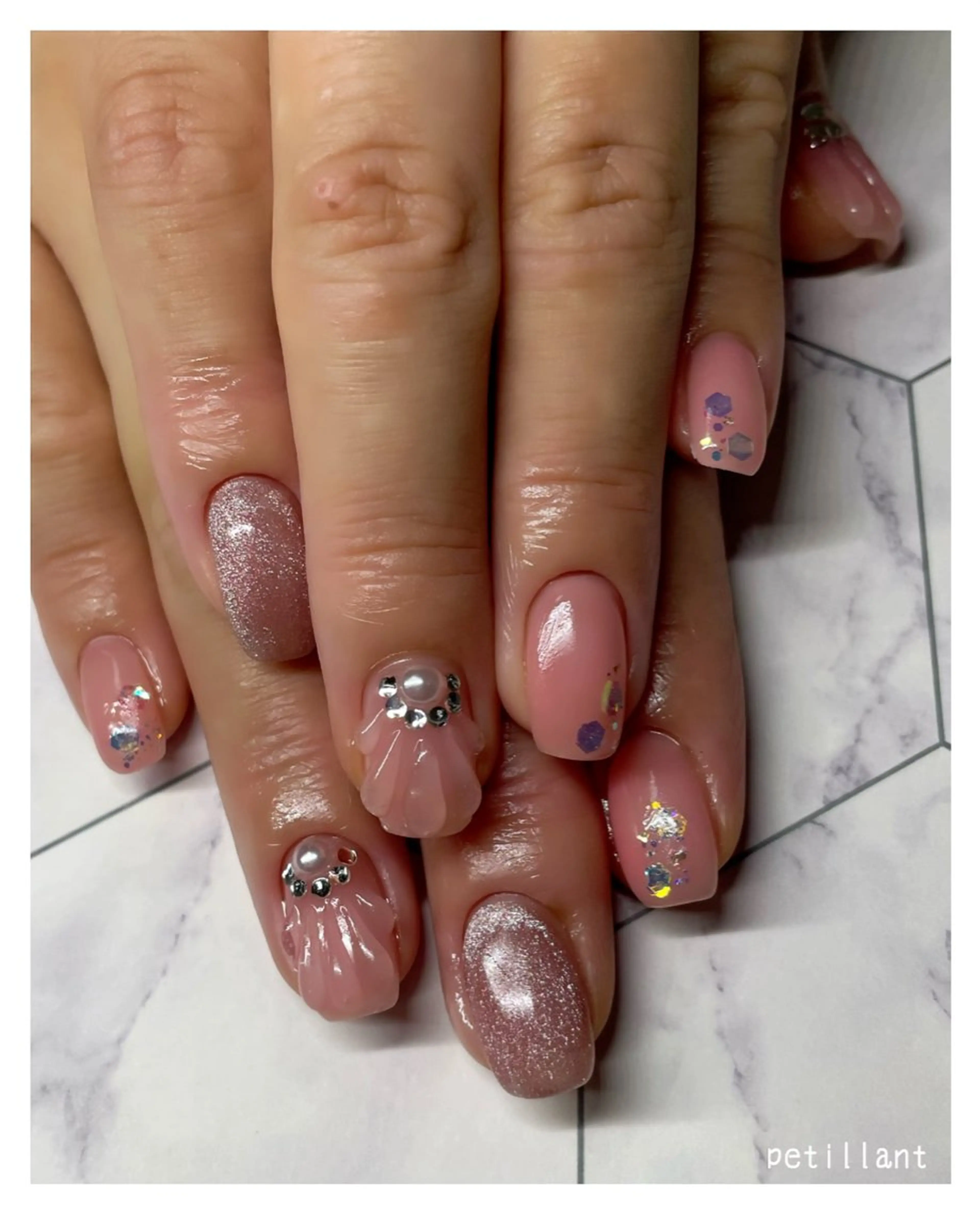 ネイル アートネイル nail salon petillantのネイルデザイン