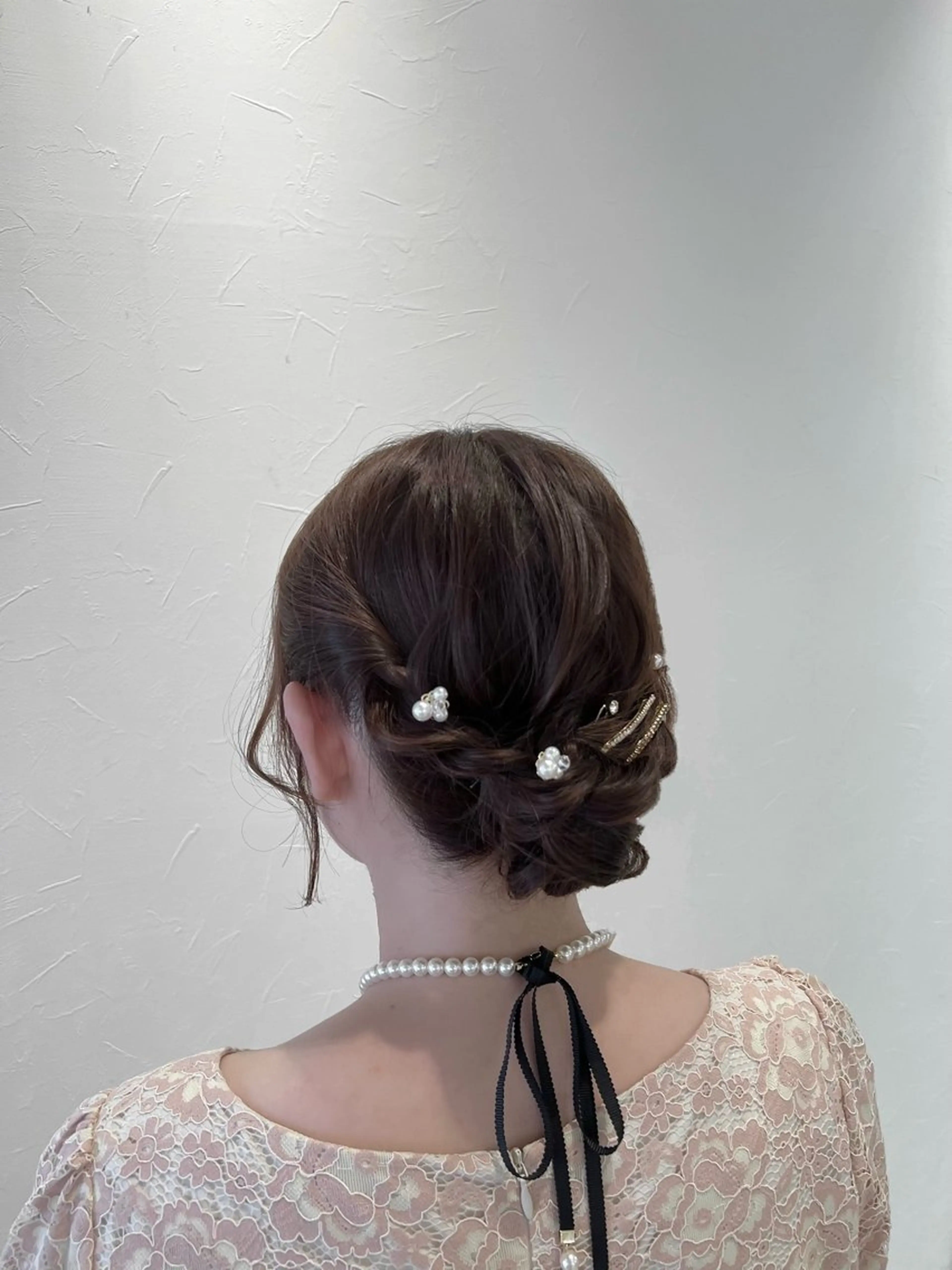 ミディアム ヘアアレンジ ふわモテ/艶カラー yuki♡♡のヘアスタイル