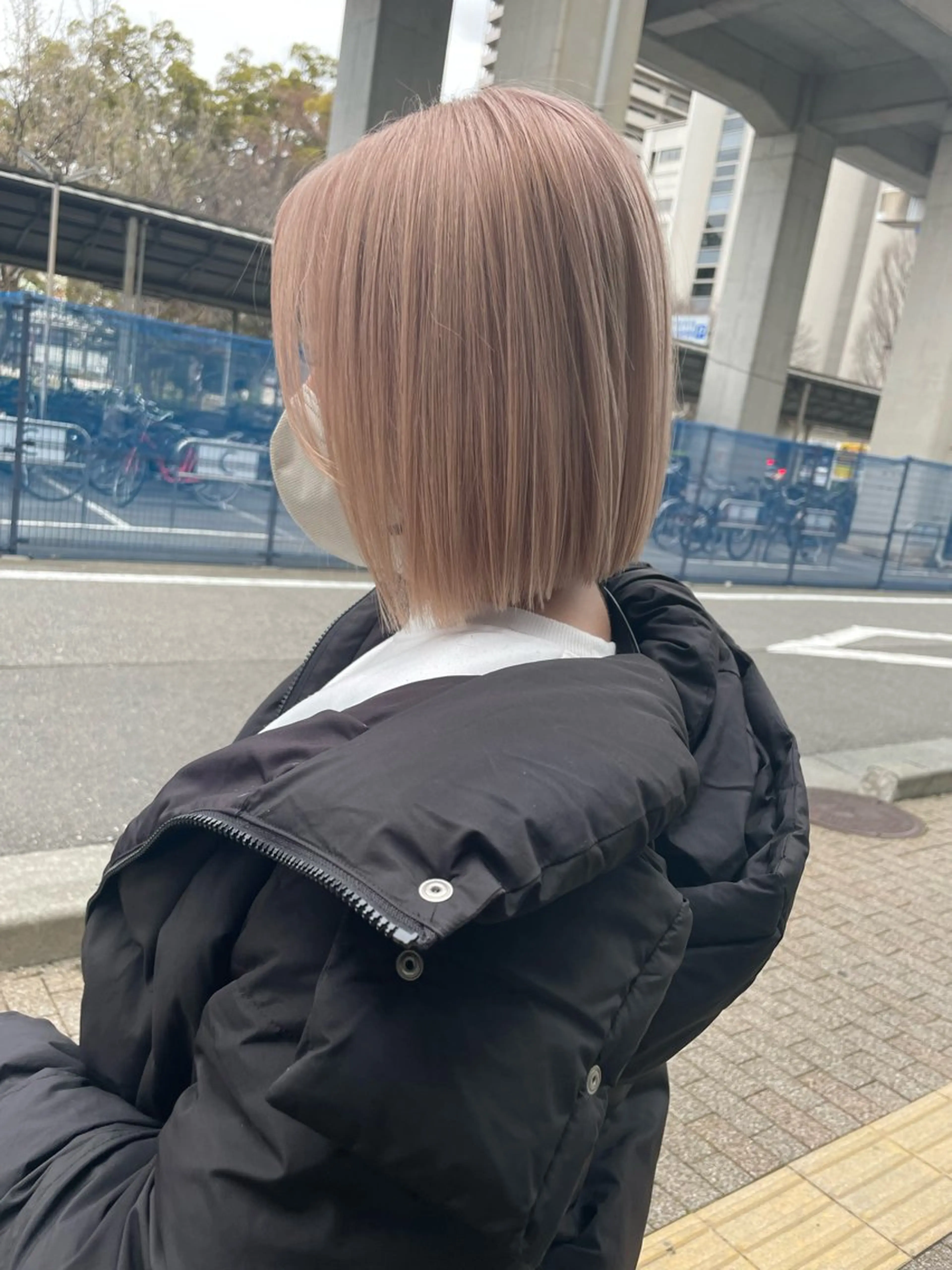 ショート Sherry大国町所属・髪質改善×縮毛矯正 ×艶カラーNAOのヘアスタイル