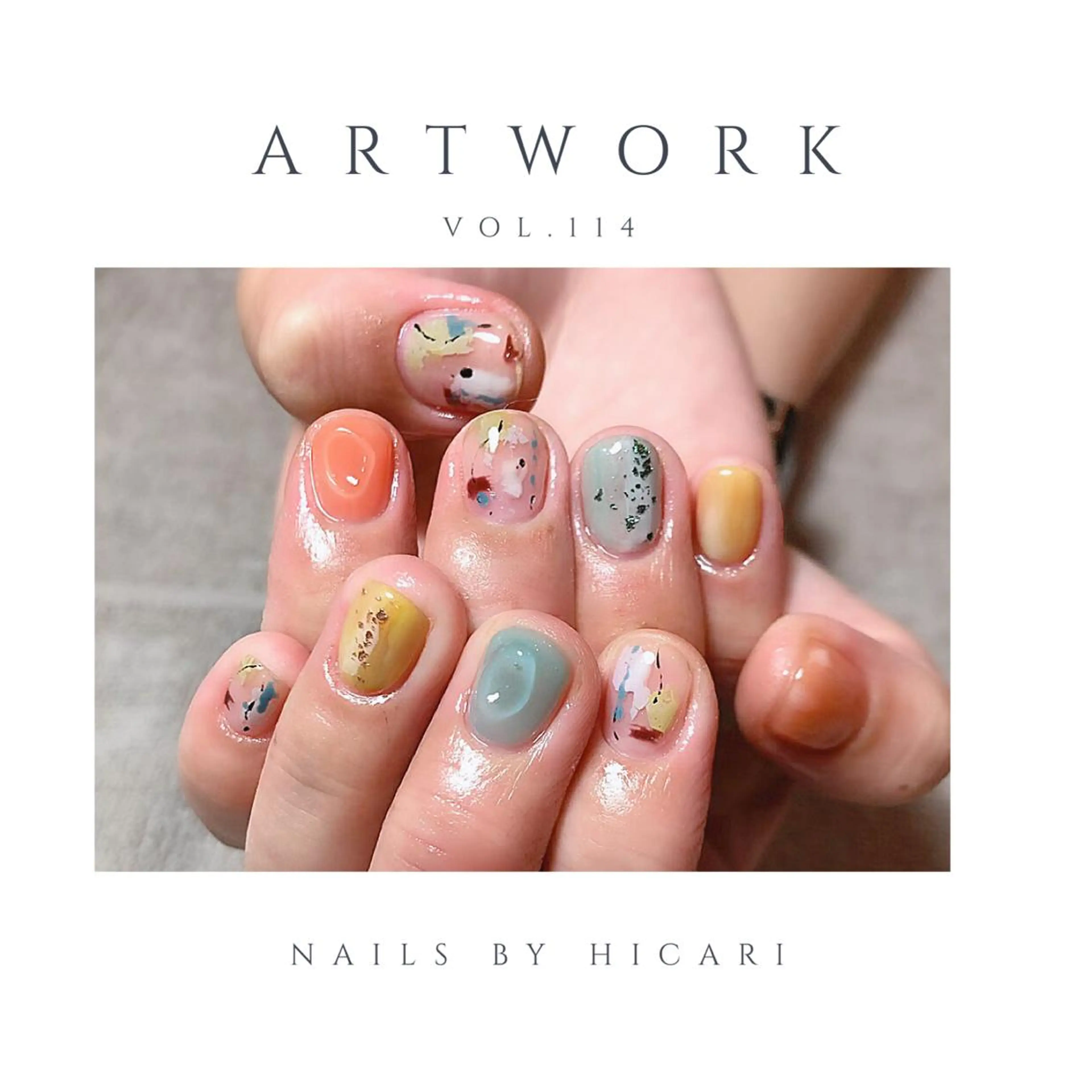 ショート カラー キッズ ネイル マツエク・マツパ illum hicariのネイルデザイン