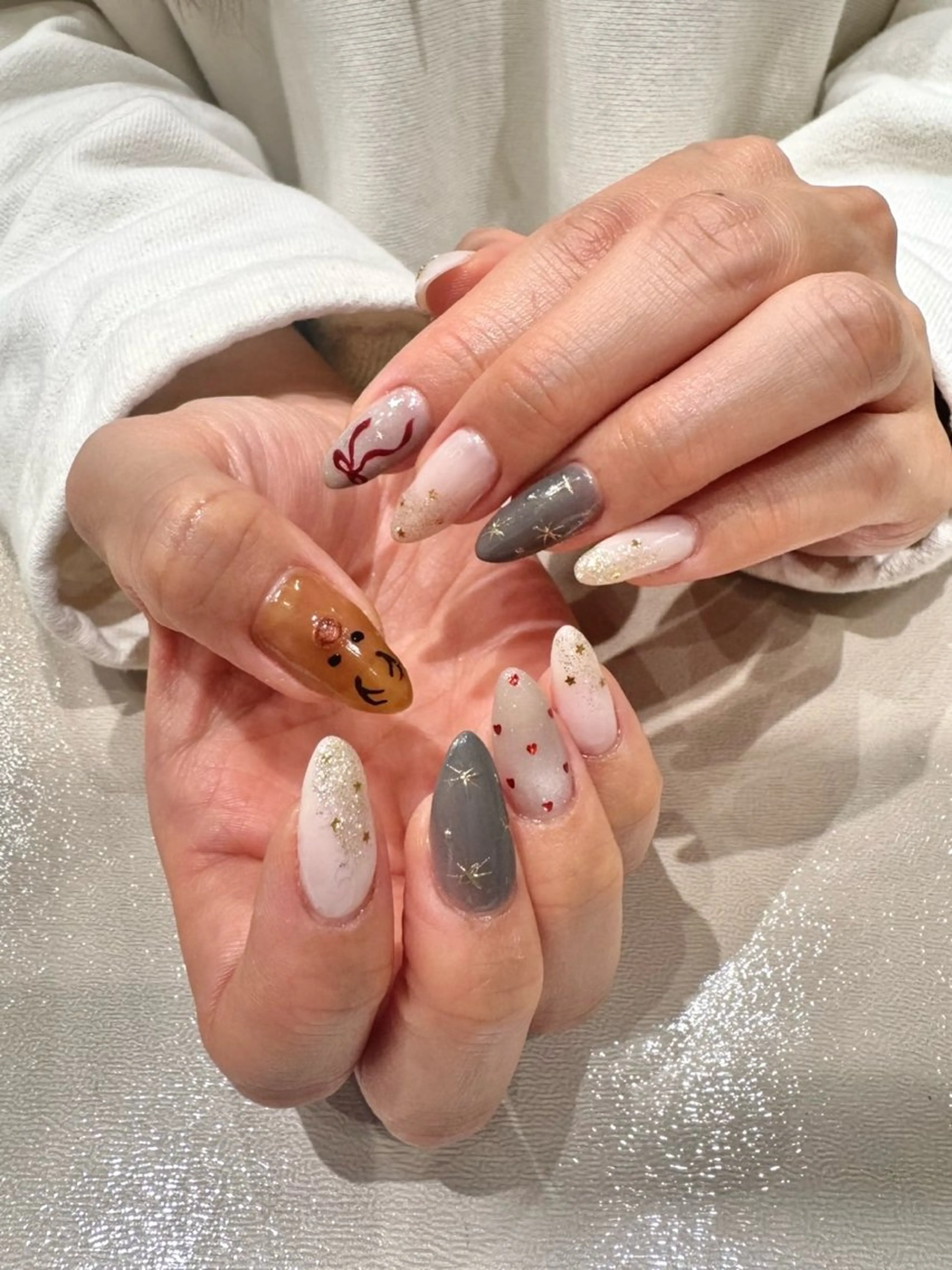 【4/17  13:00​〜​17:00】オフ+ワンホンネイル🎀(スカルプオフ・パーツゴテゴテのオフはご予約不可)の写真