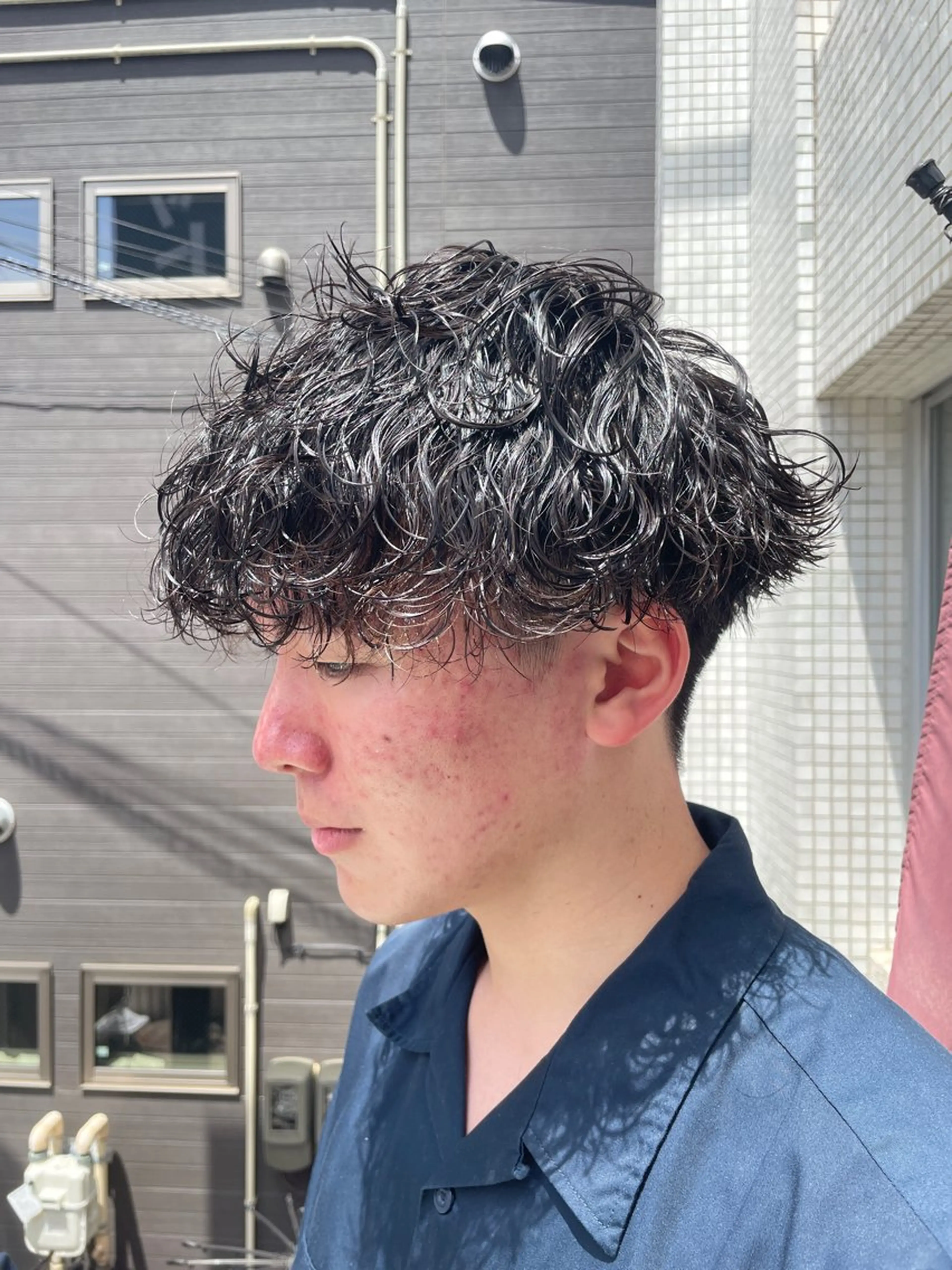 パーマ メンズ 波巻きパーマ 新潟メンズ/縮毛矯正 パーマ/mizukiのヘアスタイル