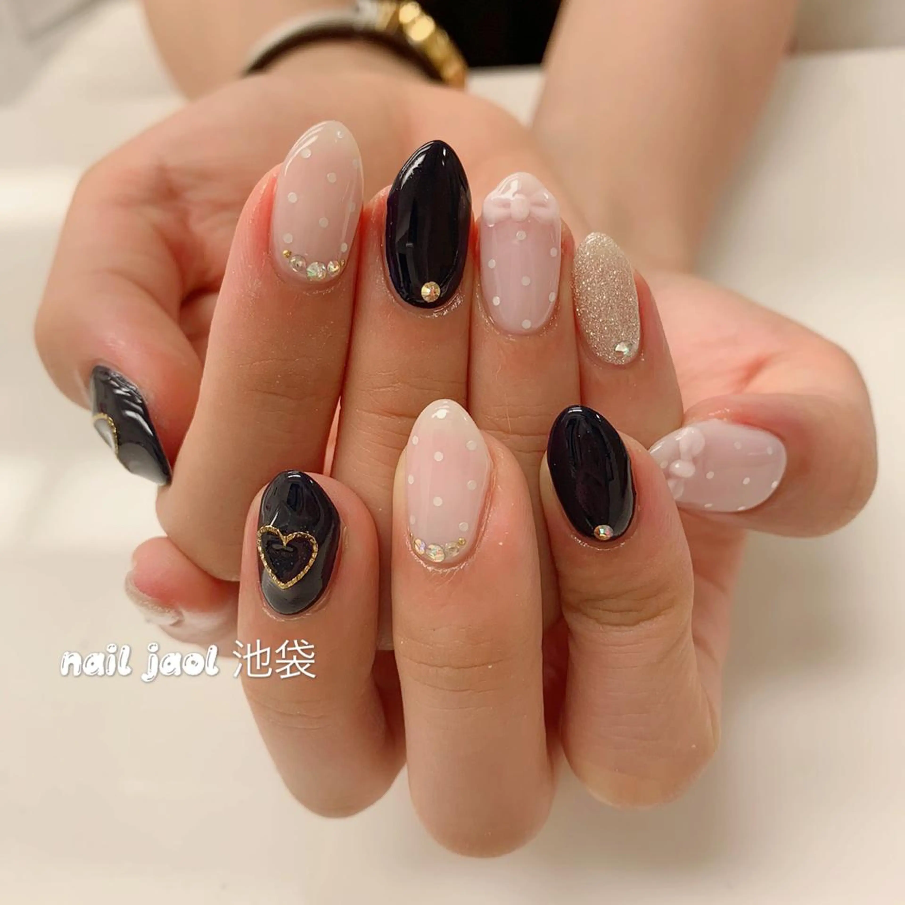 セミロング ネイルJaol 池袋のネイルデザイン