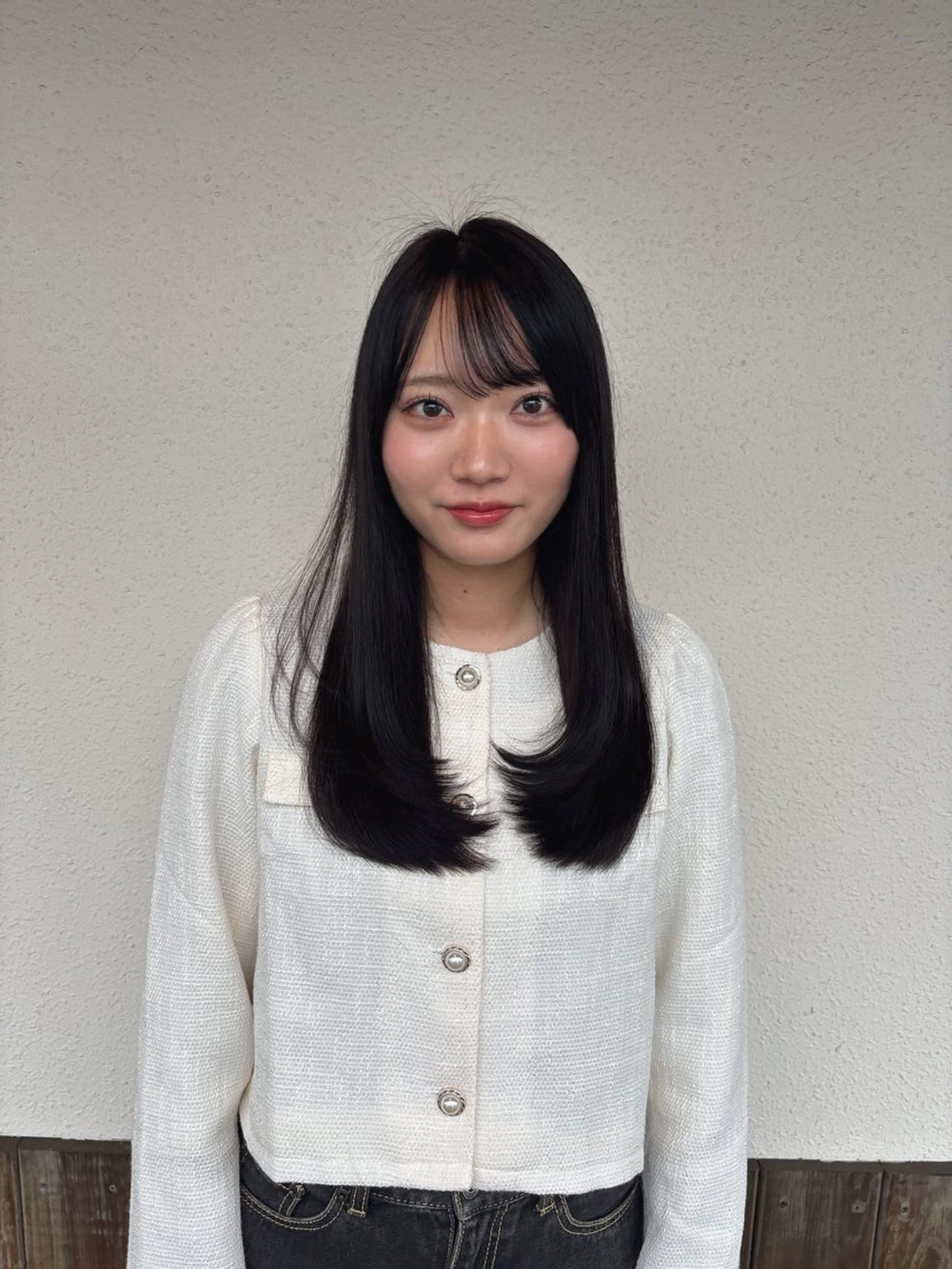 ロング カラー 森本 麻比のヘアスタイル