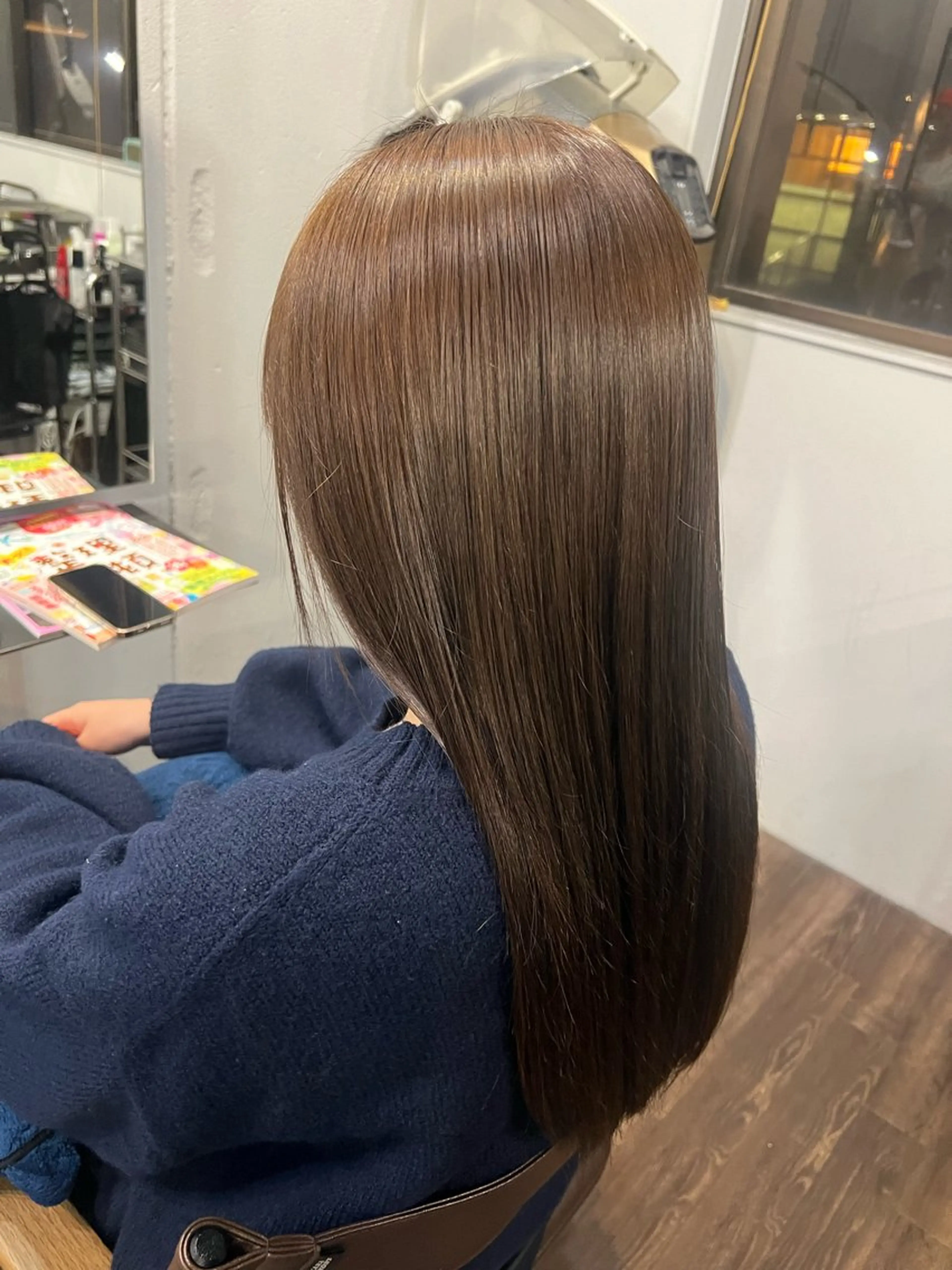 ロング カラー デザインカラー ハイライトカラー ハイトーンカラー ハイライト ヘアカラー トリートメント terra🌈大久保 睦美のヘアスタイル