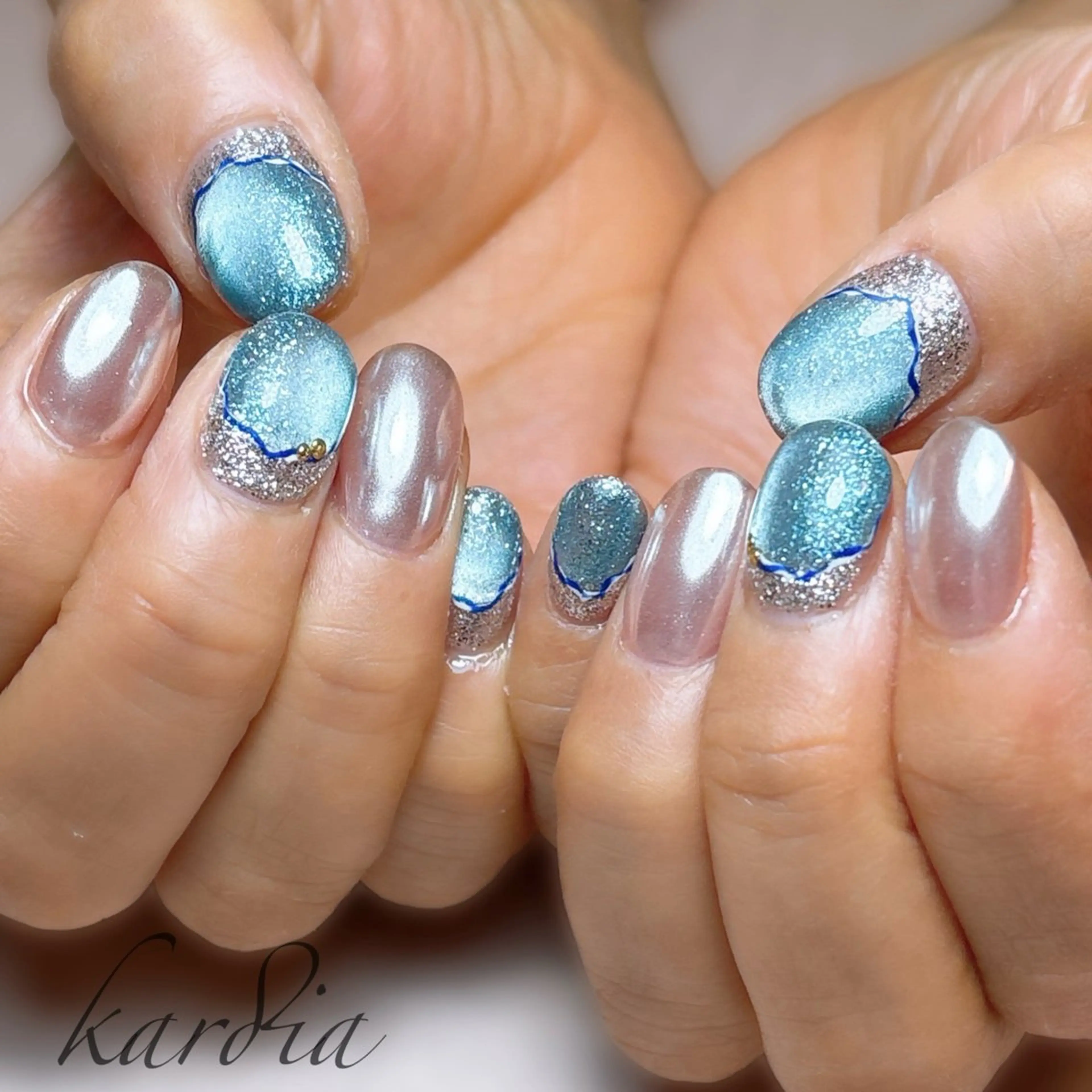 ネイル καρδιά -ｶﾙﾃﾞｨｱ-のネイルデザイン