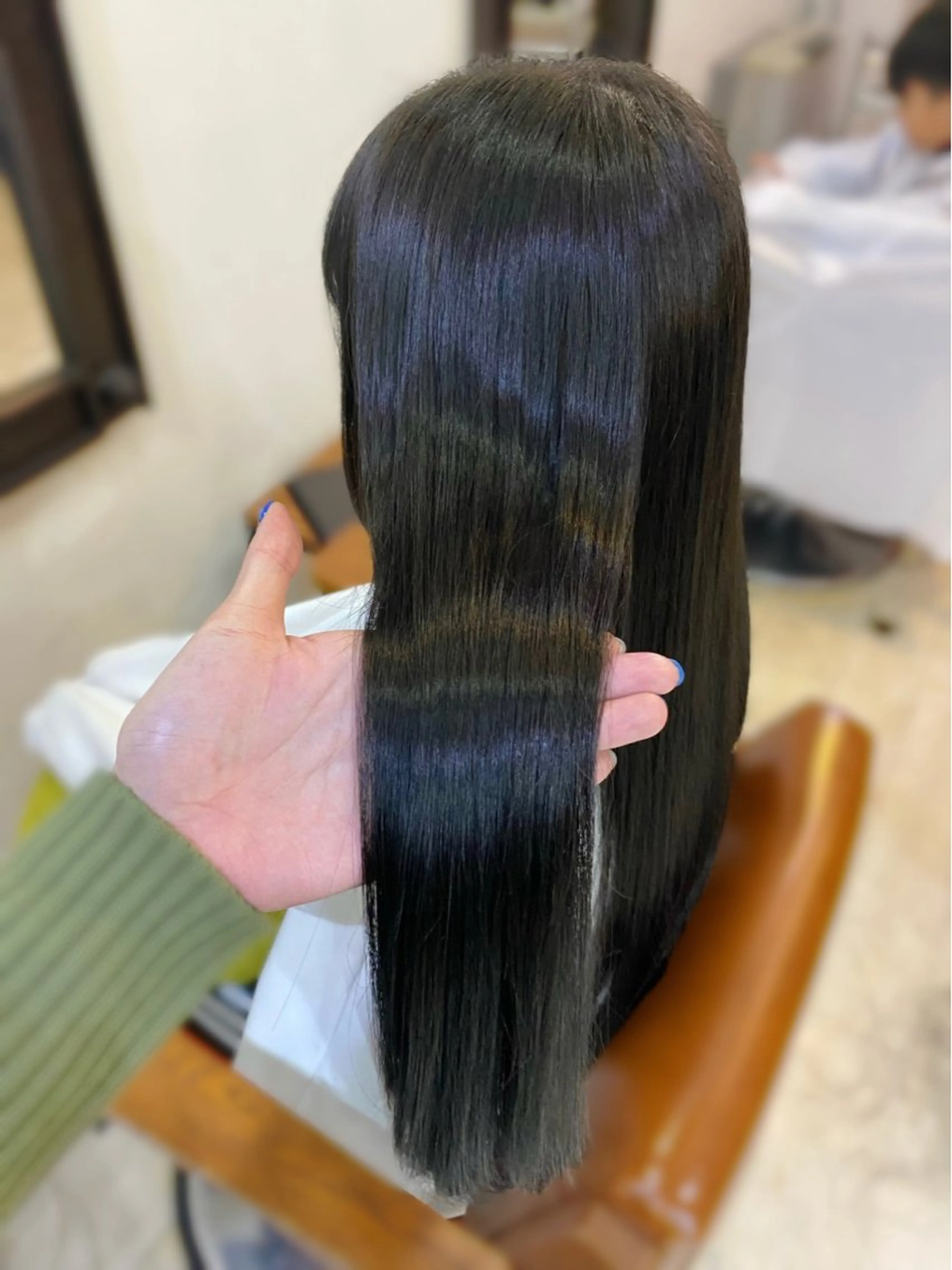 ロング カラー カット ヘアカラー トリートメント RINA🦋 【韓国風/艶髪】のヘアスタイル