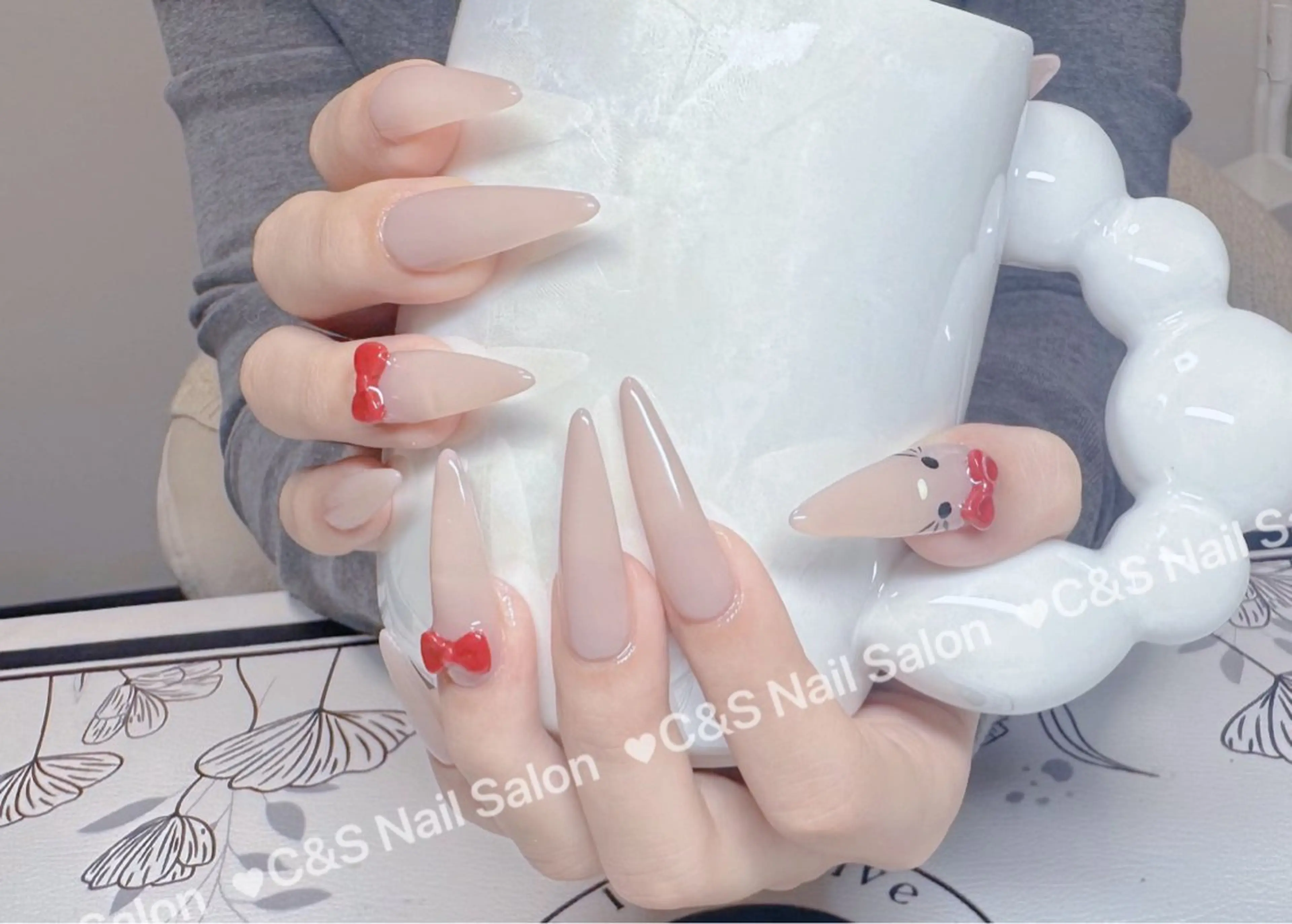 【新規オフ無料】チップスカルプ画像持ち込み4本アート恵比寿]の写真