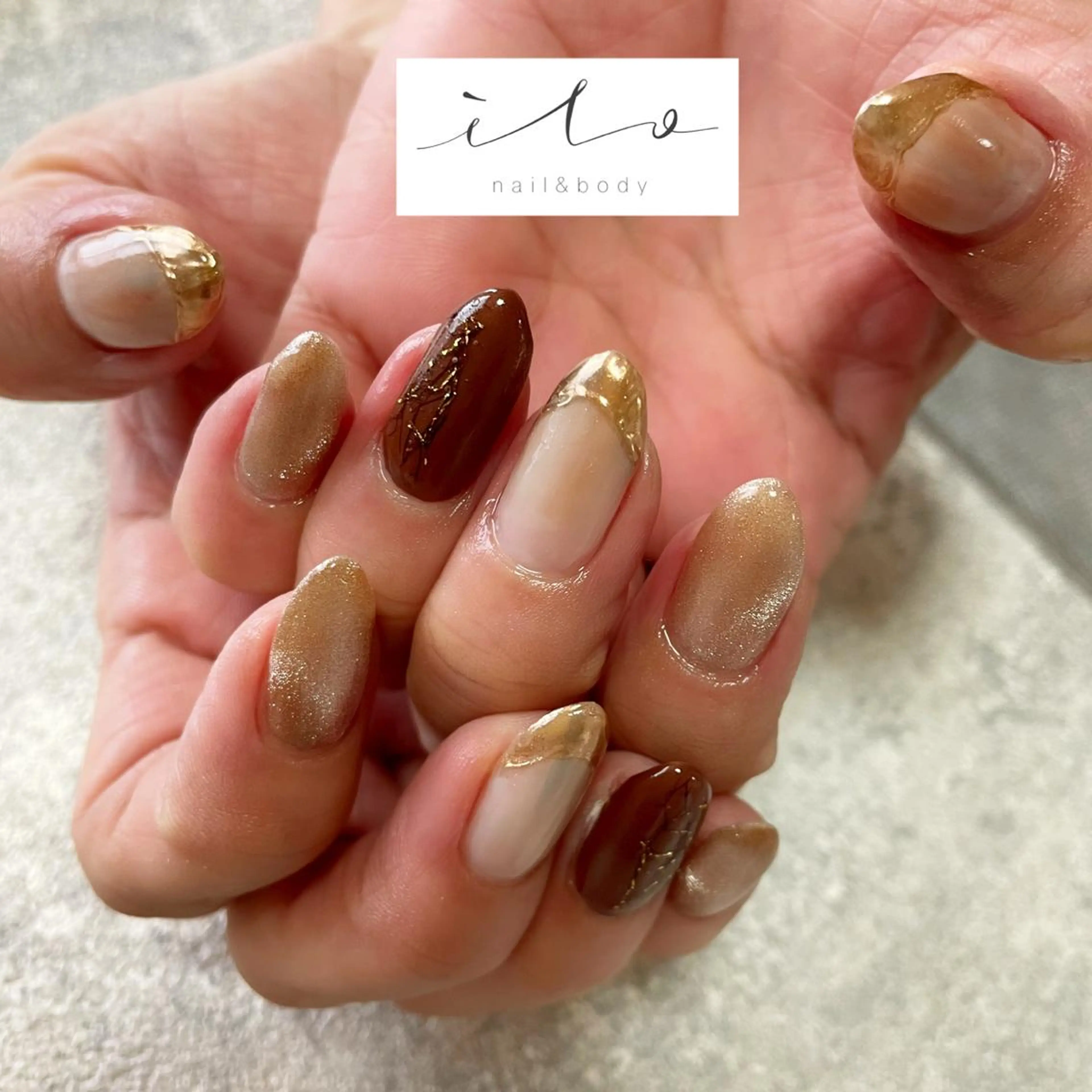 ネイル ハンドネイル 舟橋 恭子のネイルデザイン