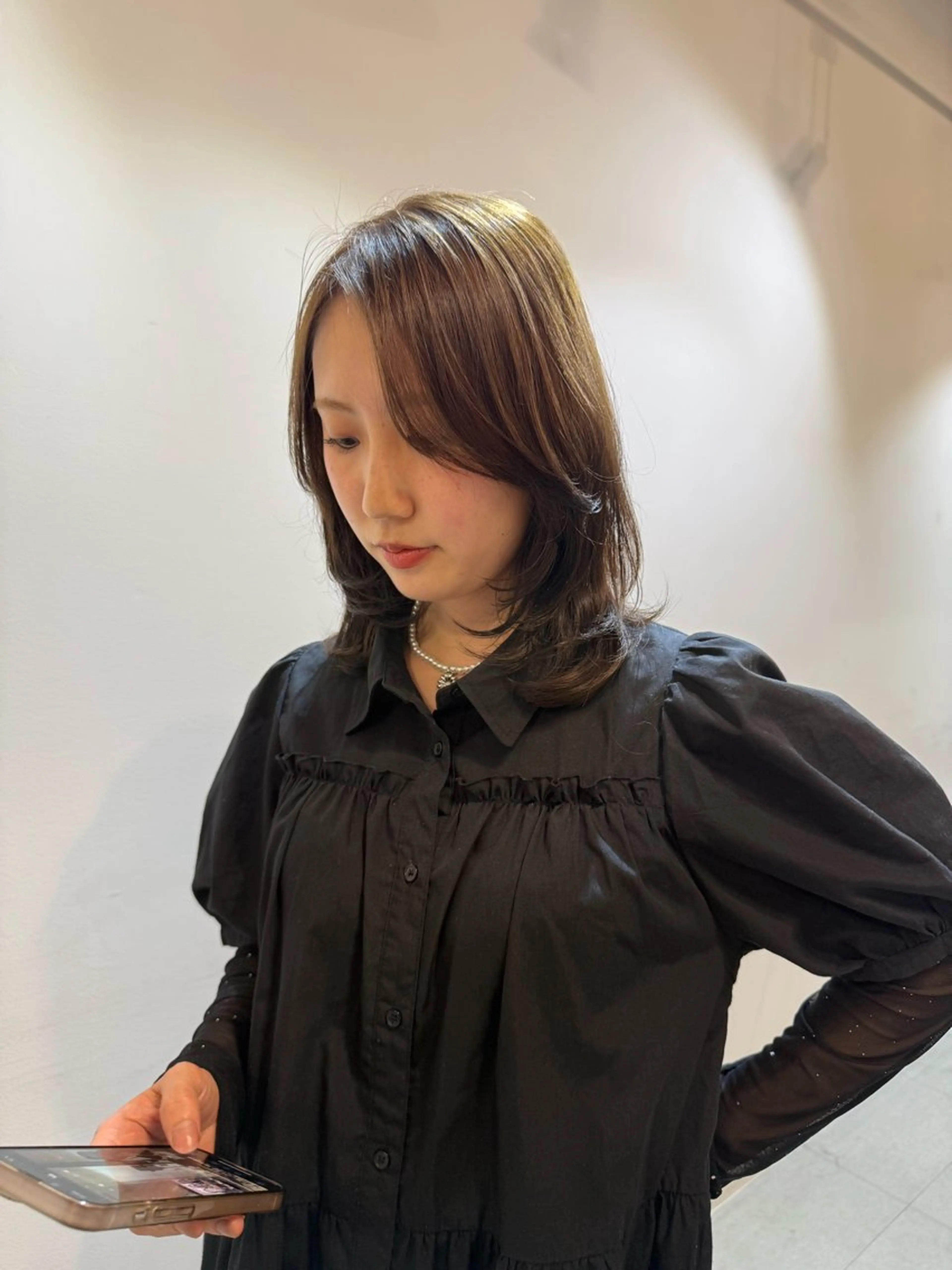ミディアム sakura カットモデル募集💖のヘアスタイル