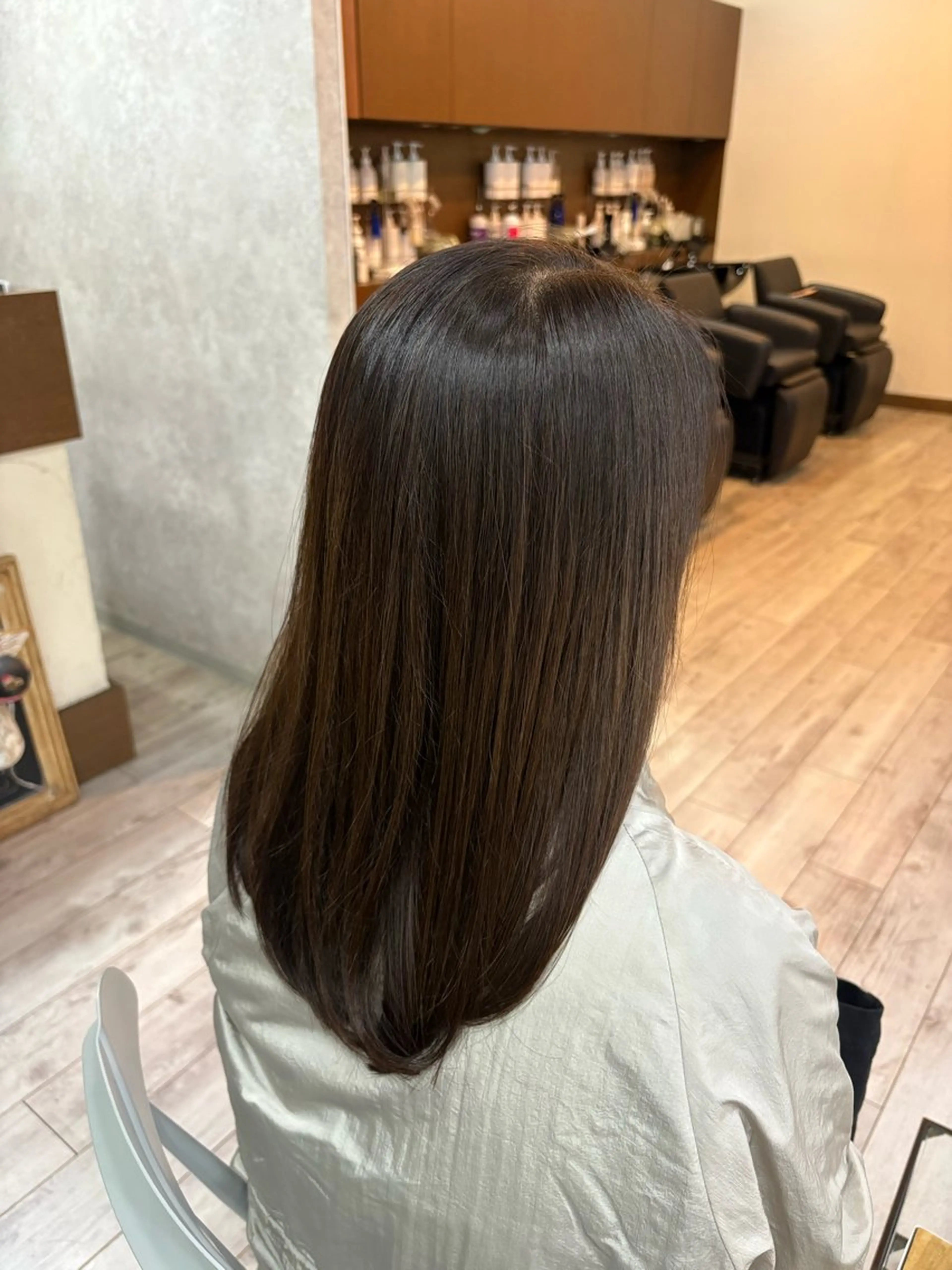 セミロング カット なぎは/似合わせ・ ナチュラルカラーのヘアスタイル