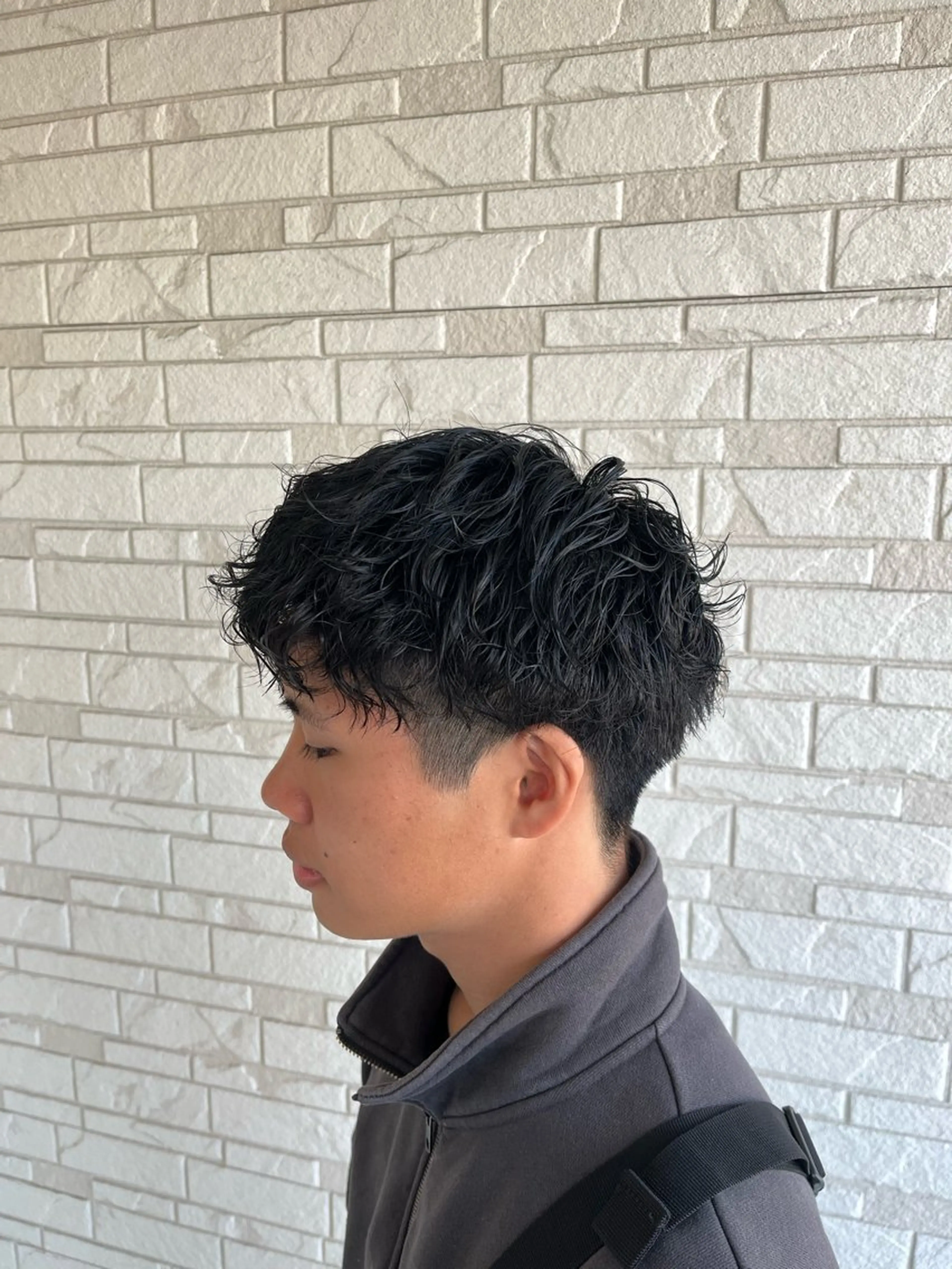 ショート パーマ メンズ メンズパーマ 外国人風カラー ニュアンスパーマ スパイラルパーマ カット パーマ 野瀬 🕶のヘアスタイル