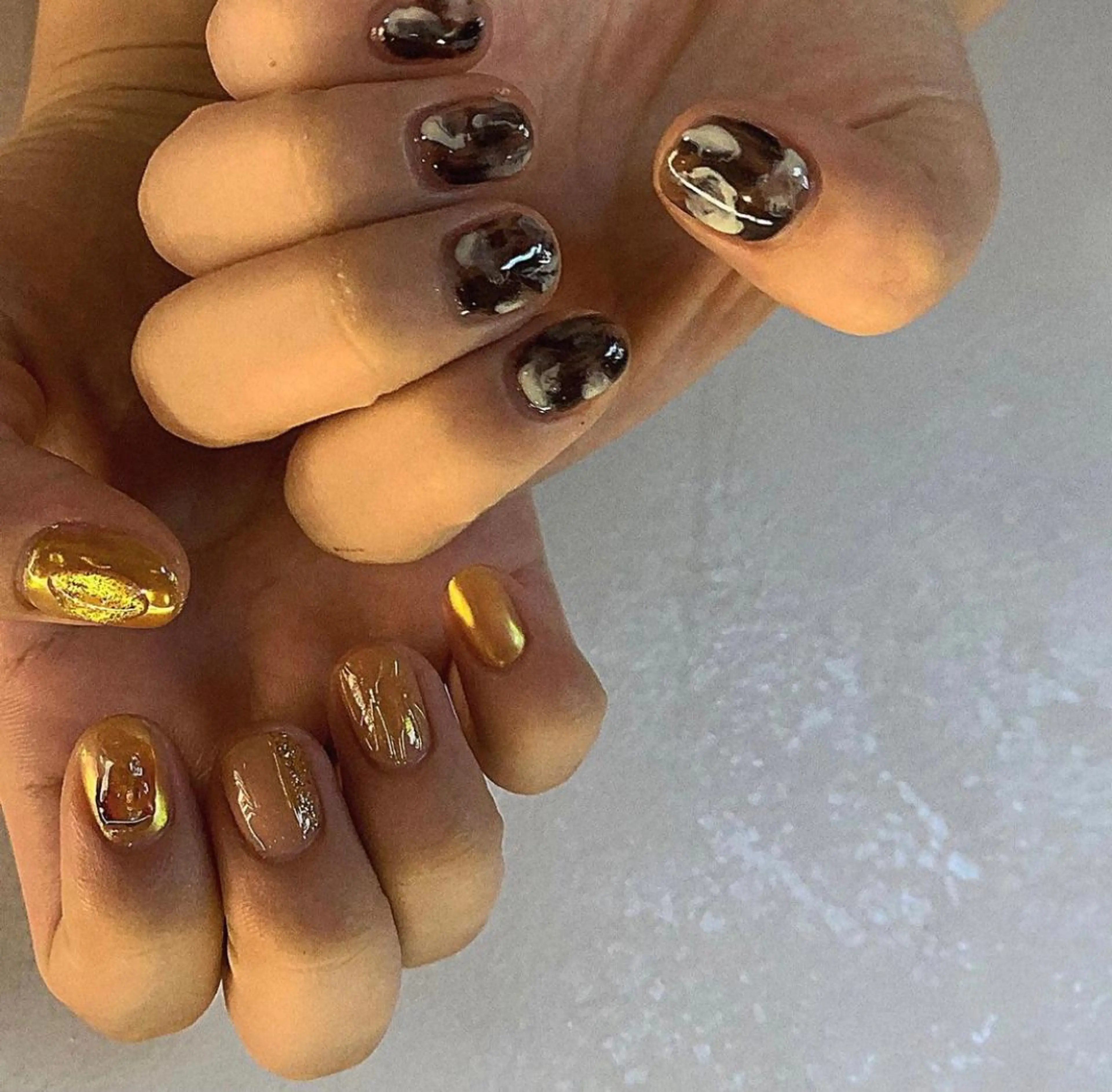 ネイル ニュアンスネイル Nagashima sanaのネイルデザイン