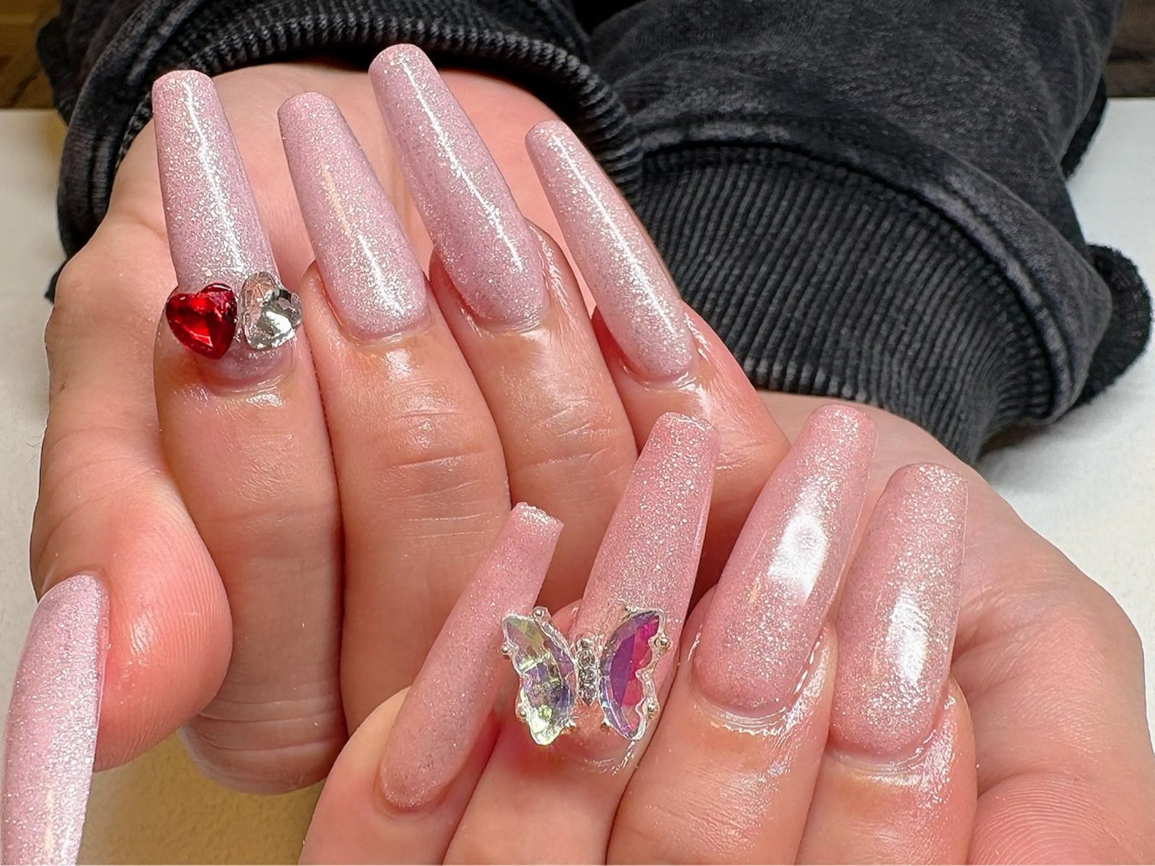 長さ出し➕ワンカラーの写真