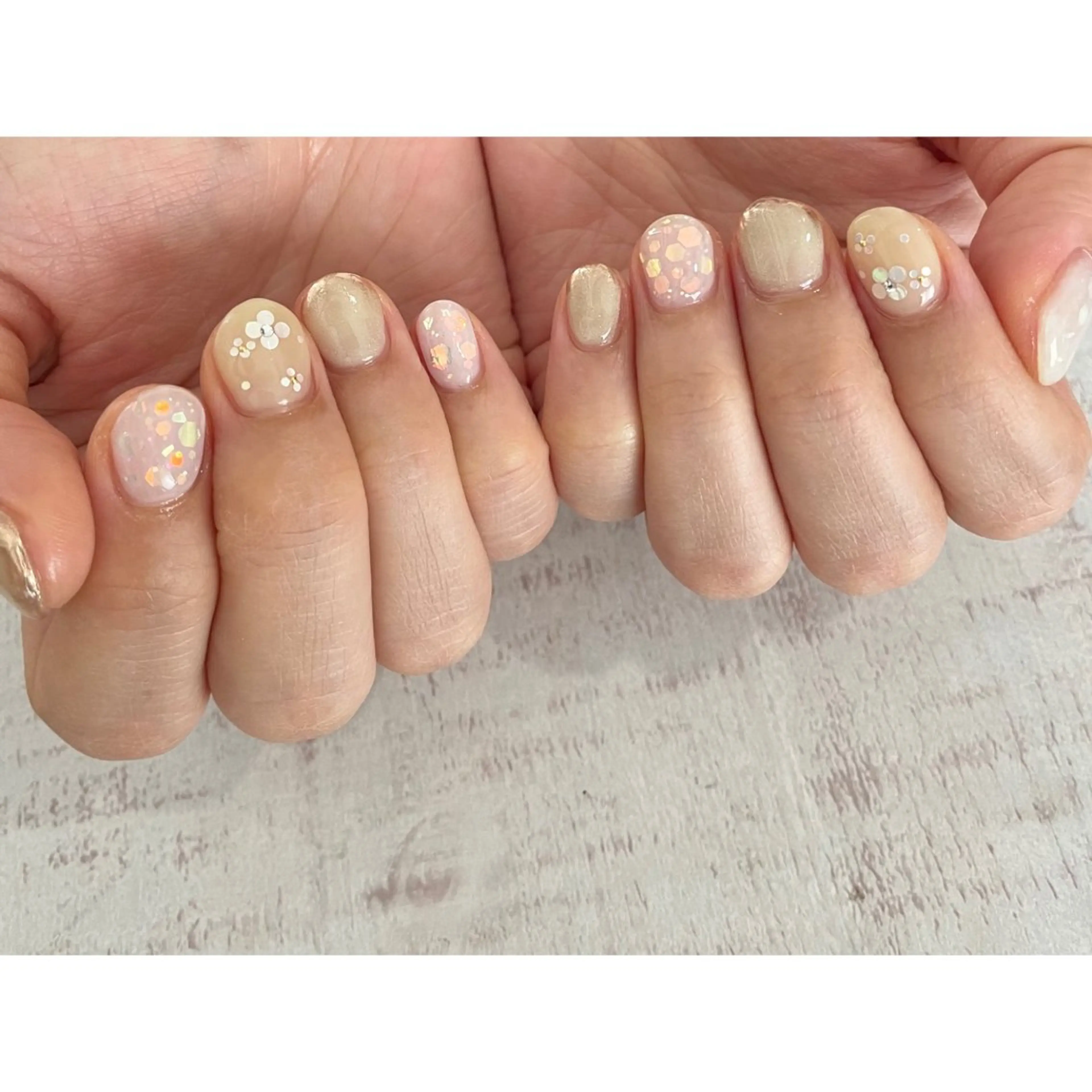 ネイル 𖡼 yumenoのネイルデザイン