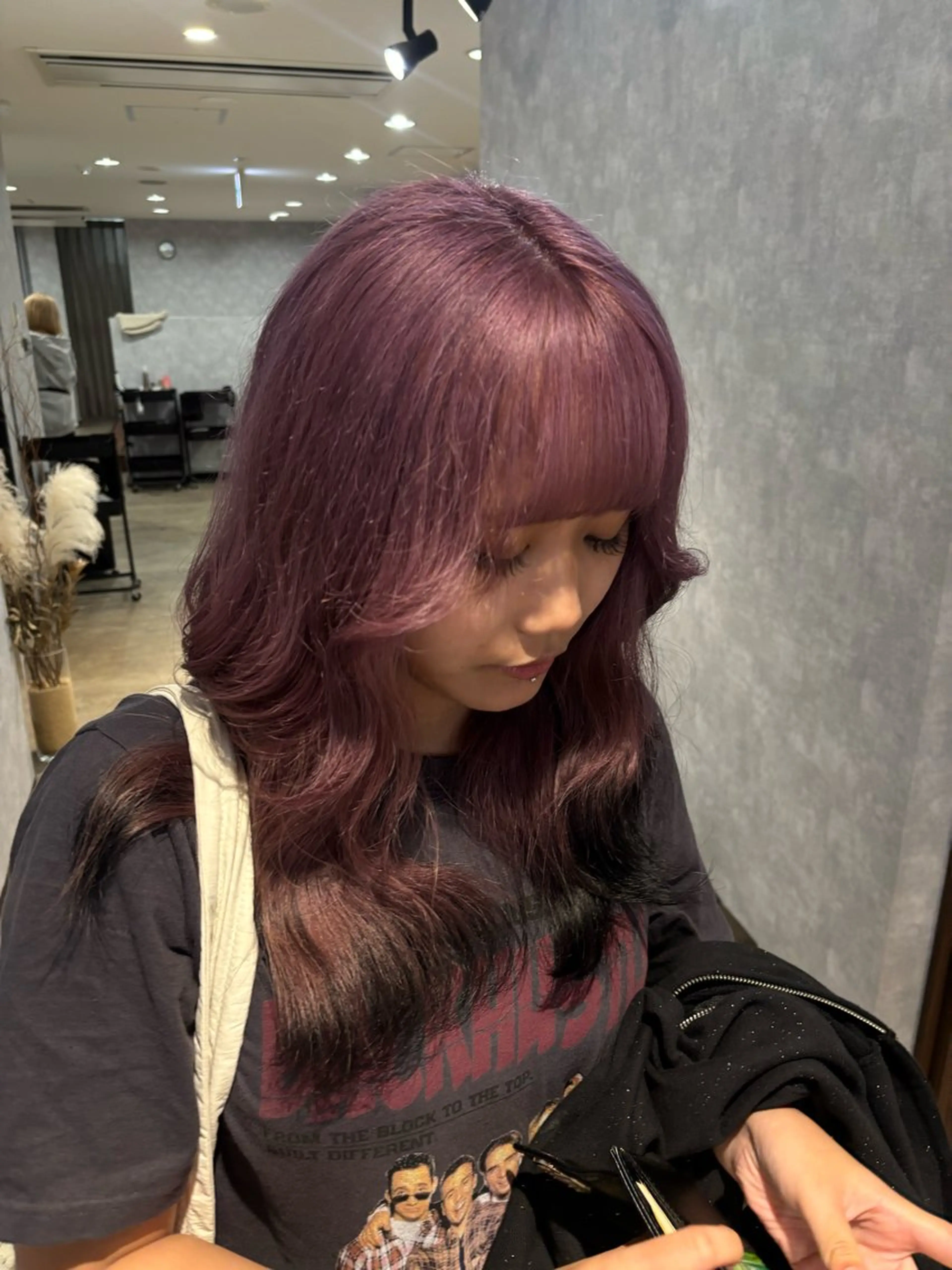 セミロング カット ヘアカラー トリートメント 🌐NATSUMI 🌐【寒色カラー】のヘアスタイル